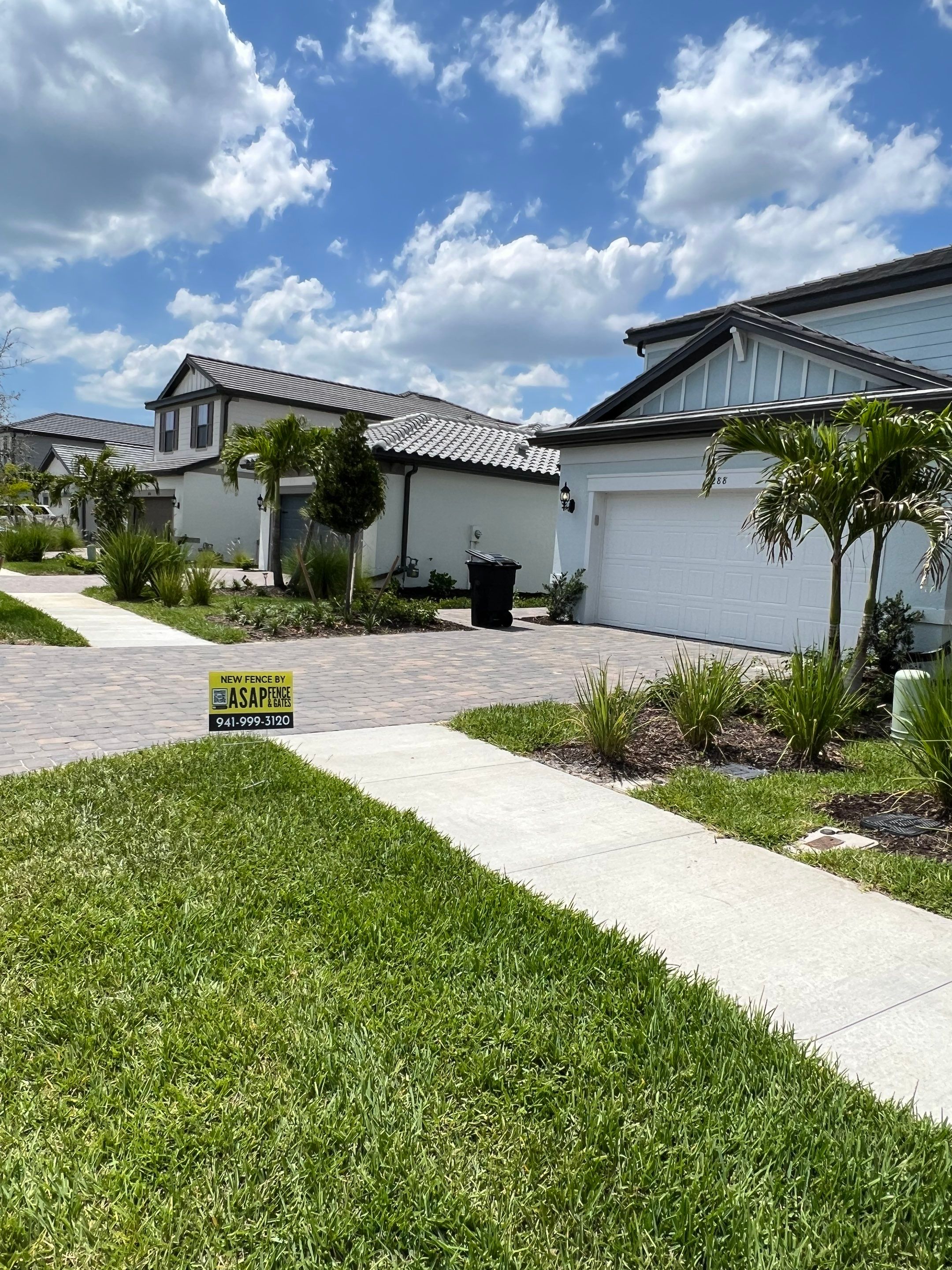 Aluminum Fence Installation using Black 3 Rail Aluminum Fence by Asap fence and gates, LLC