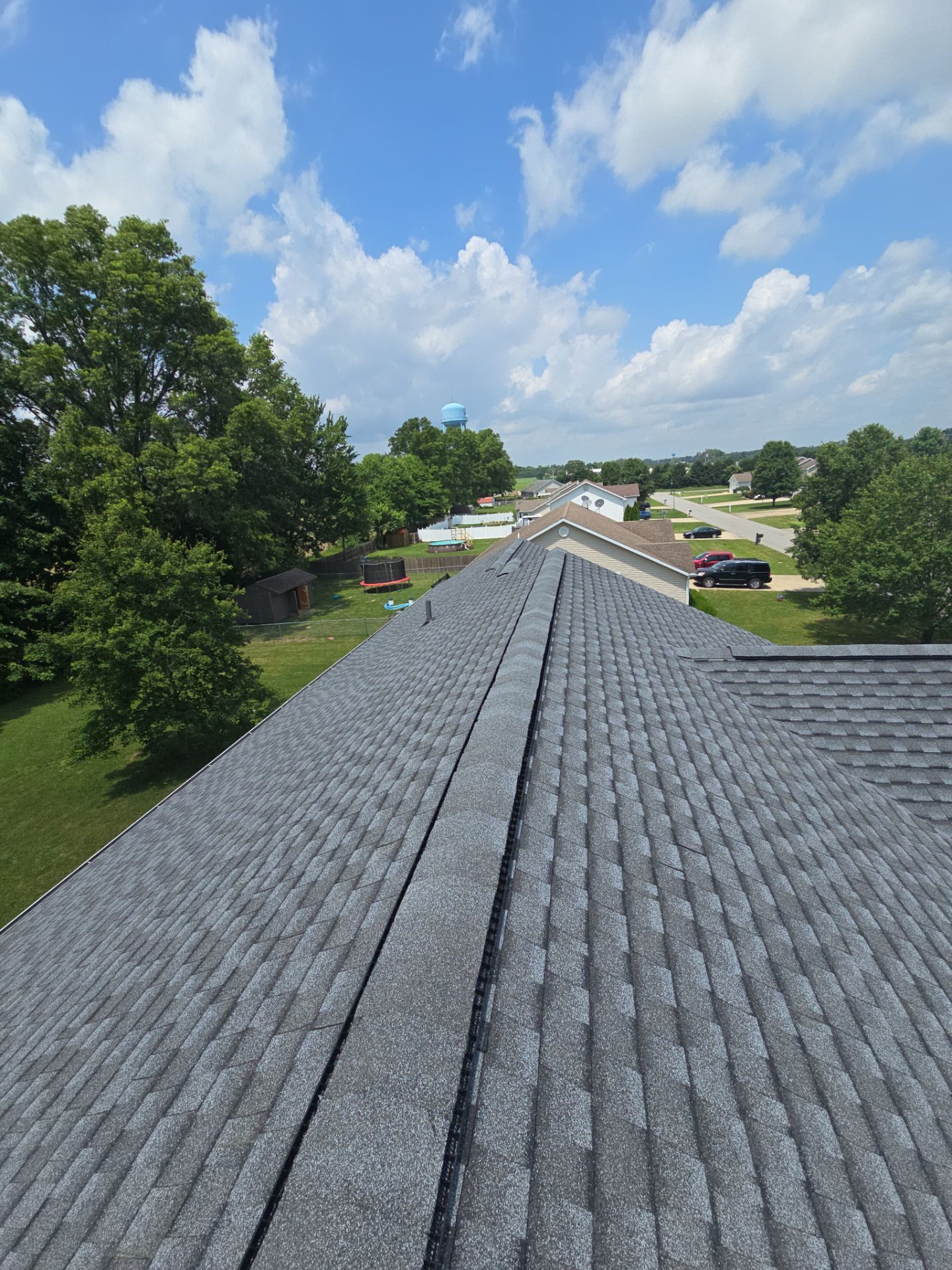GAF Timberline HDZ Pewter Shingle Roof Replacement in Mt Orab by Empire Contractors