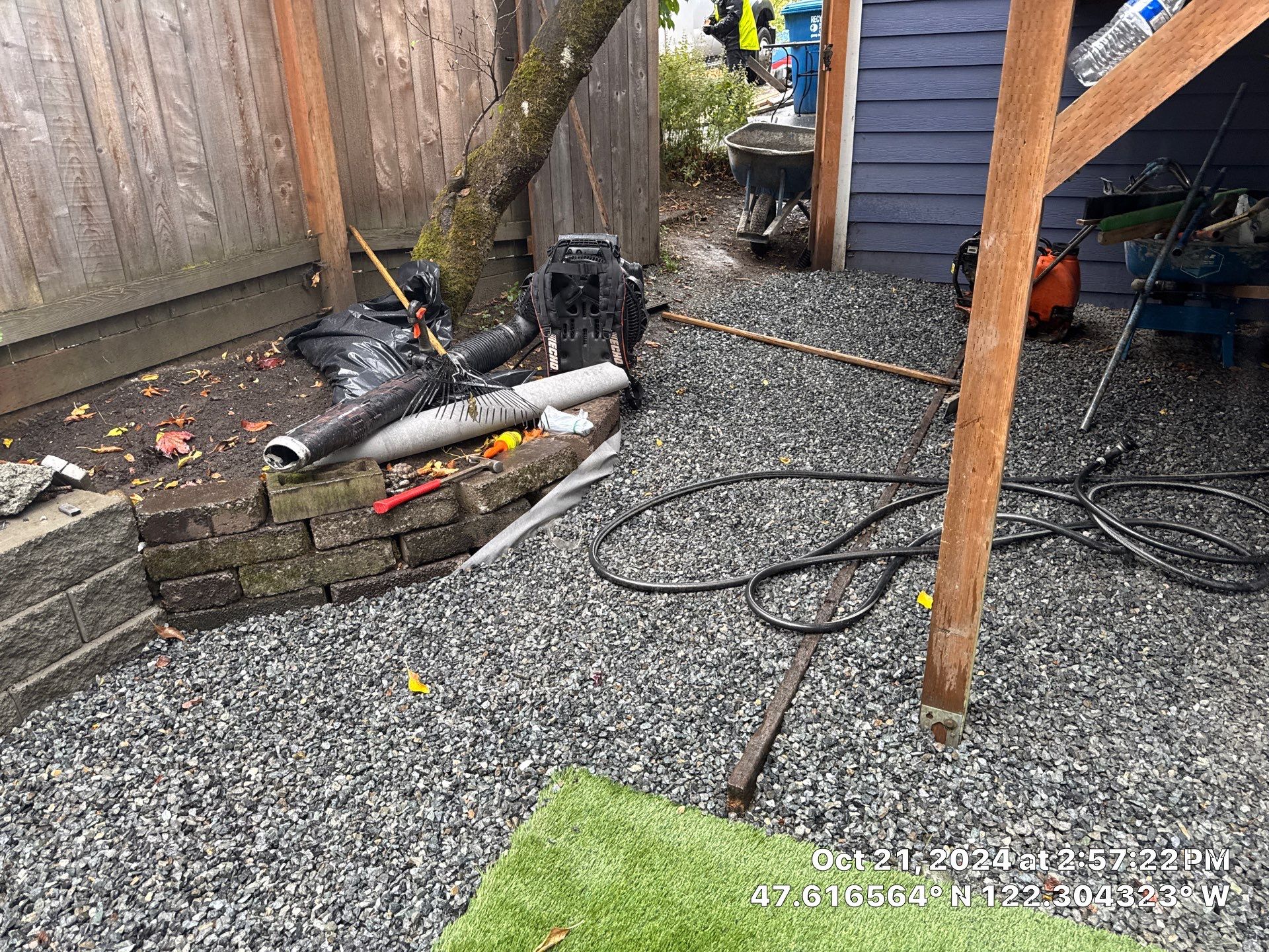Turf Installation, Retaining Wall & Concrete Walkway | Seattle  by Jireh Asphalt & Concrete Inc 