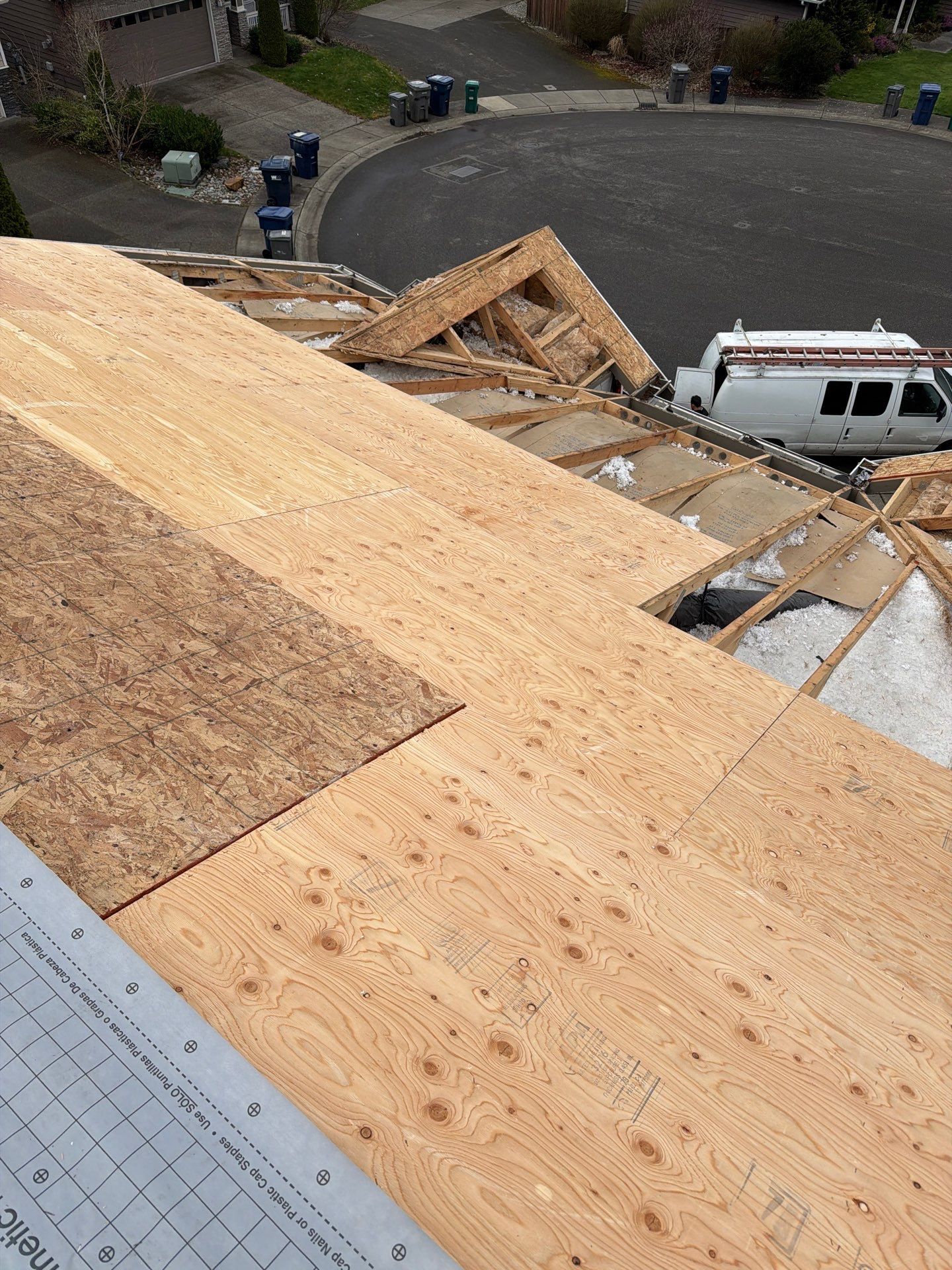 Residential Roofing Installation using GAF HDZ Shingles by Roofing Formula LLC