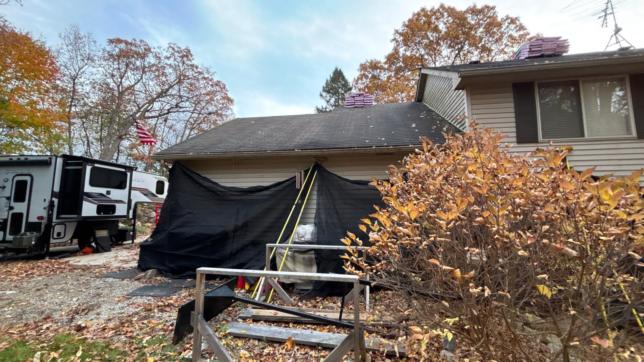 Roof Replacement using Owens Corning Driftwood by 180 Contractors