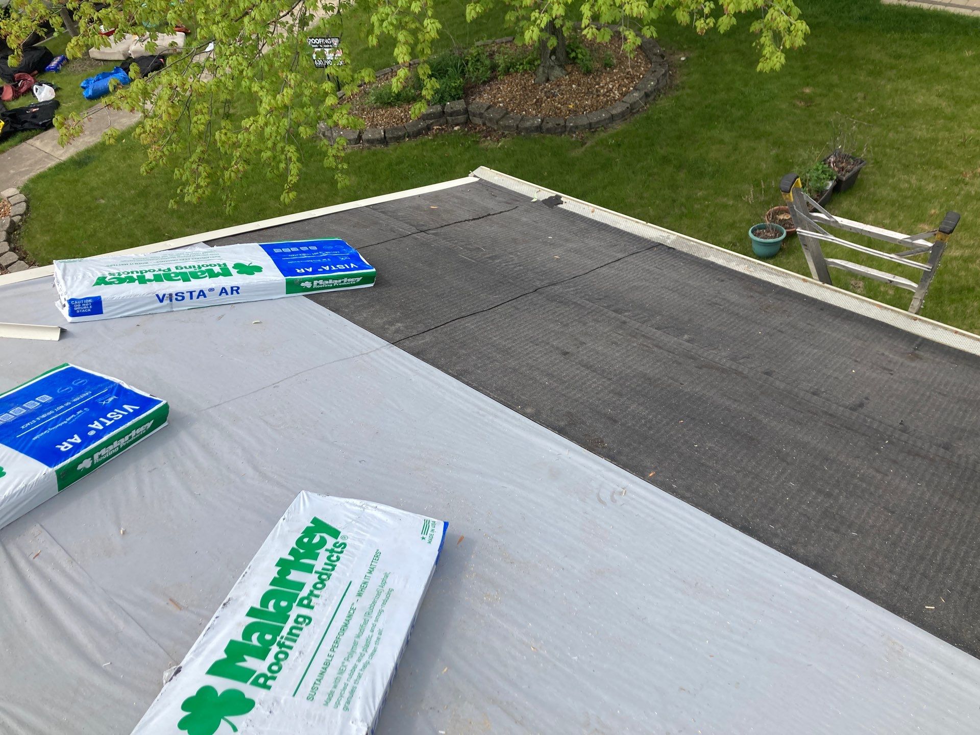 Residential Roofing Installation with Vista shingles in Wheaton by Pro Home Services Inc