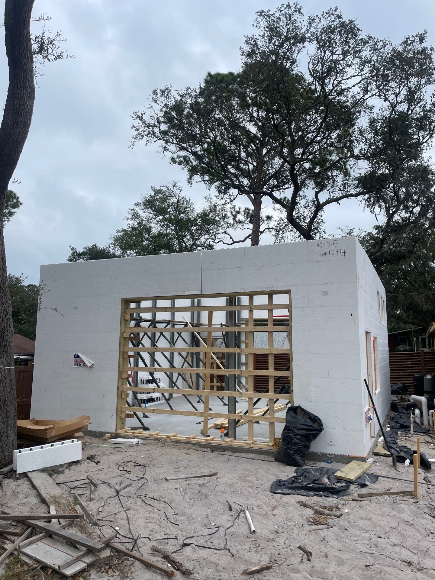 Rick Kates ICF addition by Burlington Concrete & Asphalt Inc