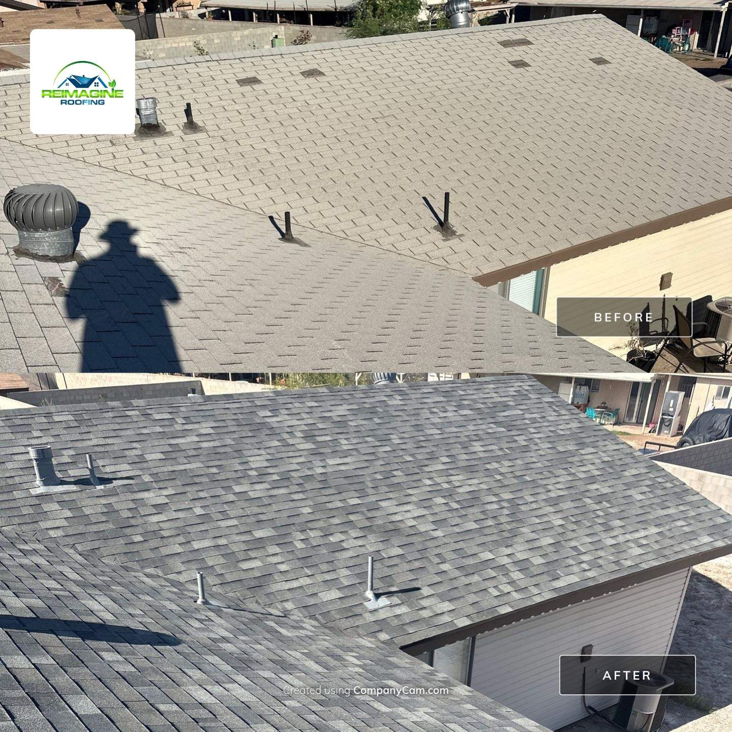 Estate Gray Shingles by Reimagine Roofing