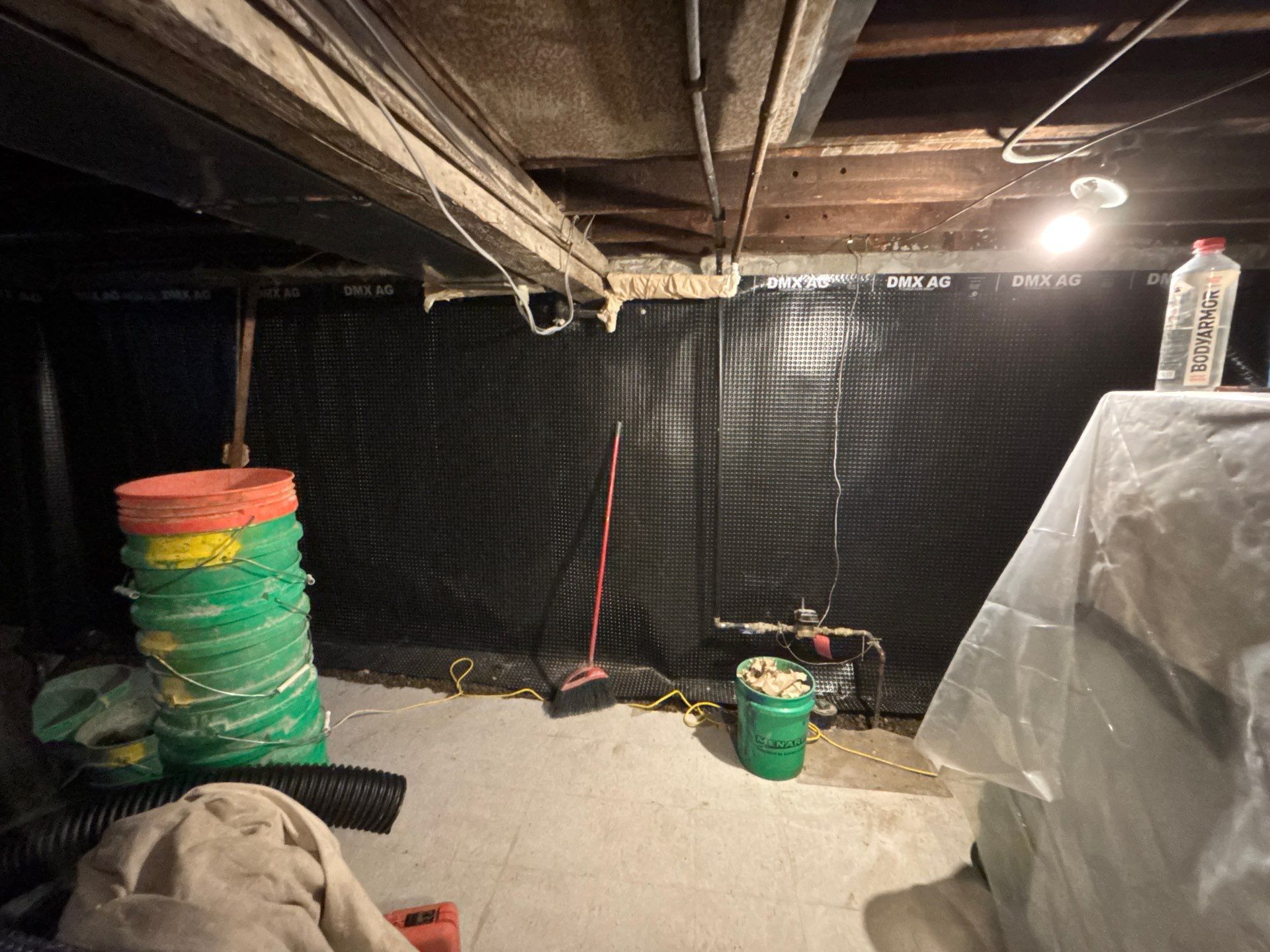 Interior Drain Tile & Wall Drainage in St. Paul, MN by Waterproofing Northeast