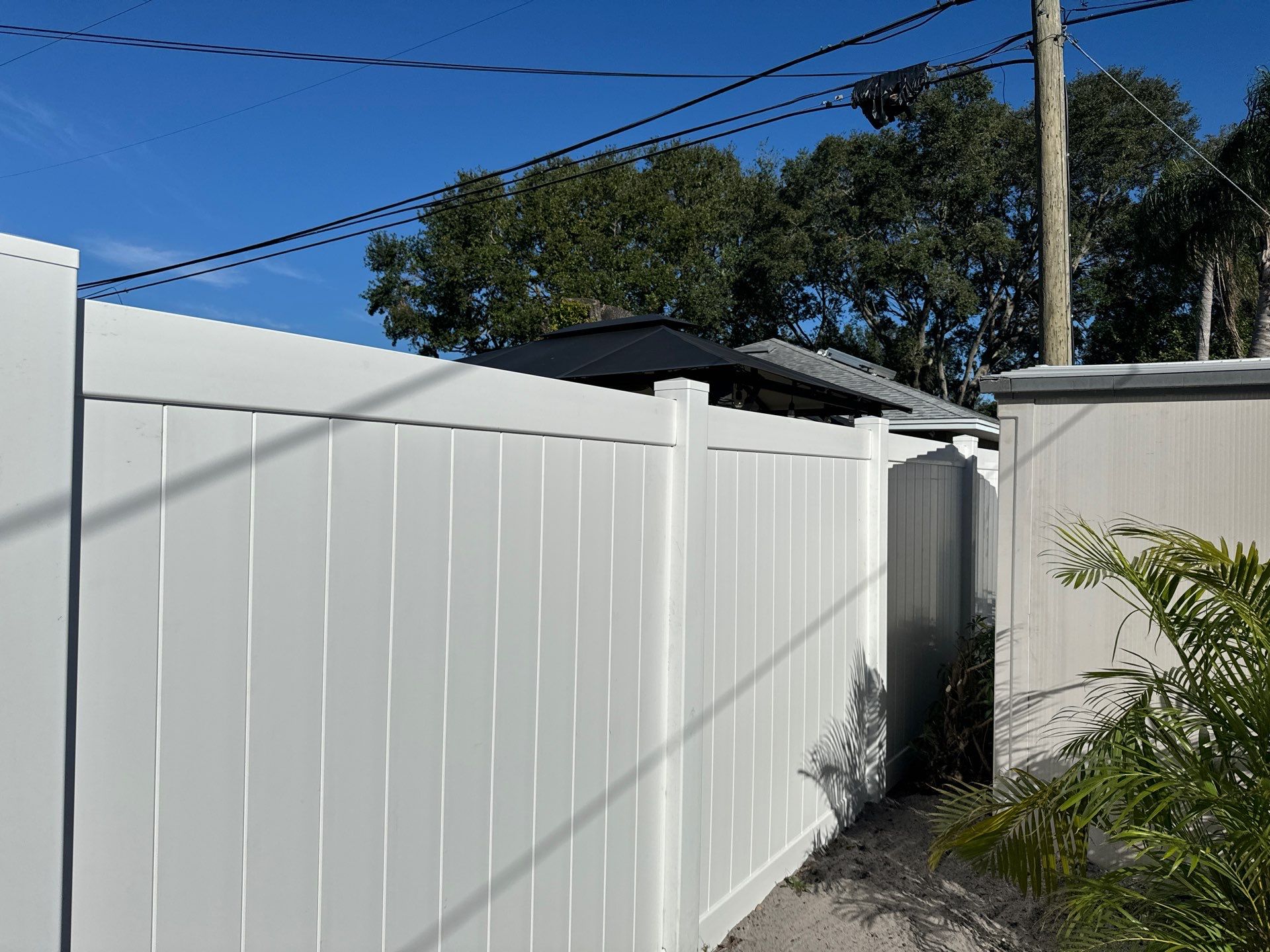 Vinyl Fence Installation using 6Ft White Vinyl Fence with a 4Ft White Picket Fence by Asap fence and gates, LLC