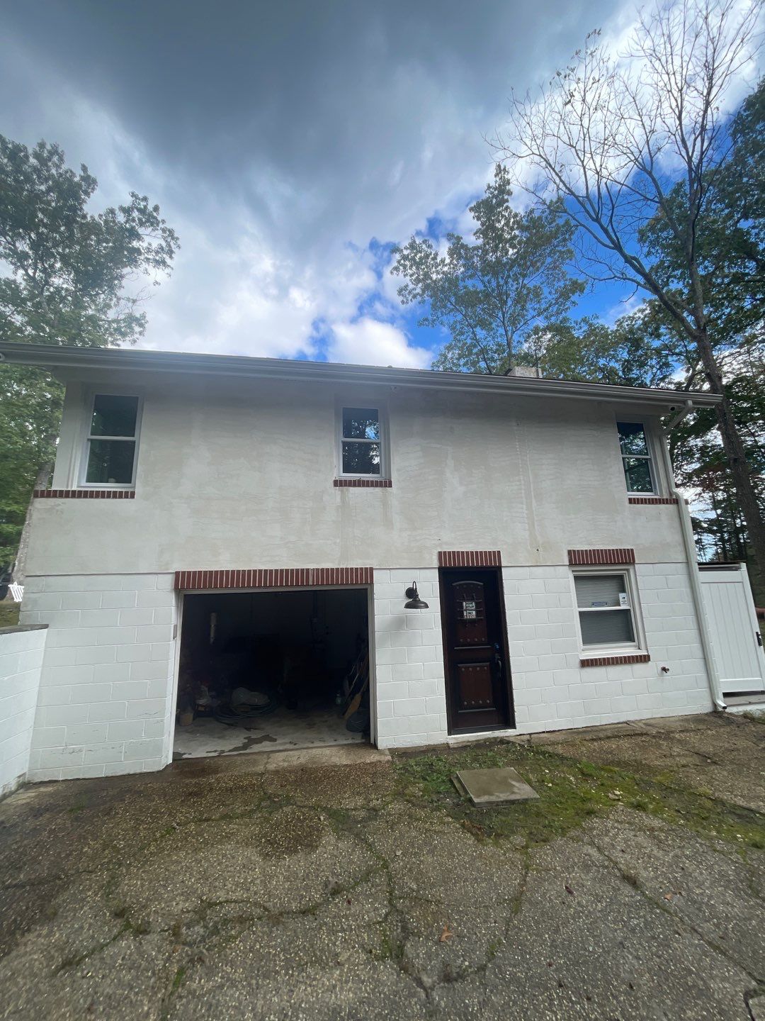 Residential House SoftWash + using High Pressure rinse by SJ Exterior