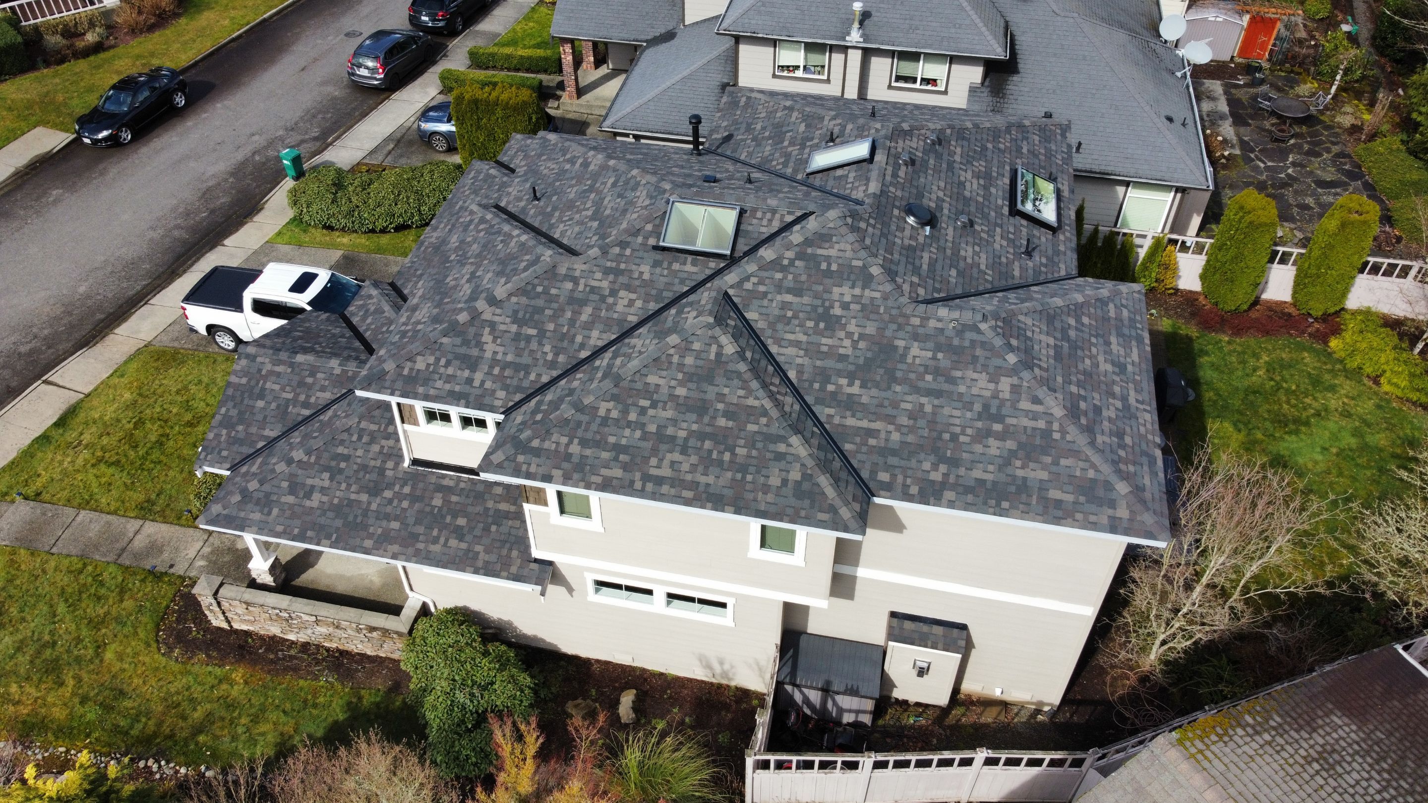Skywall conversion and replacement roof Project in Renton by RoofSmart