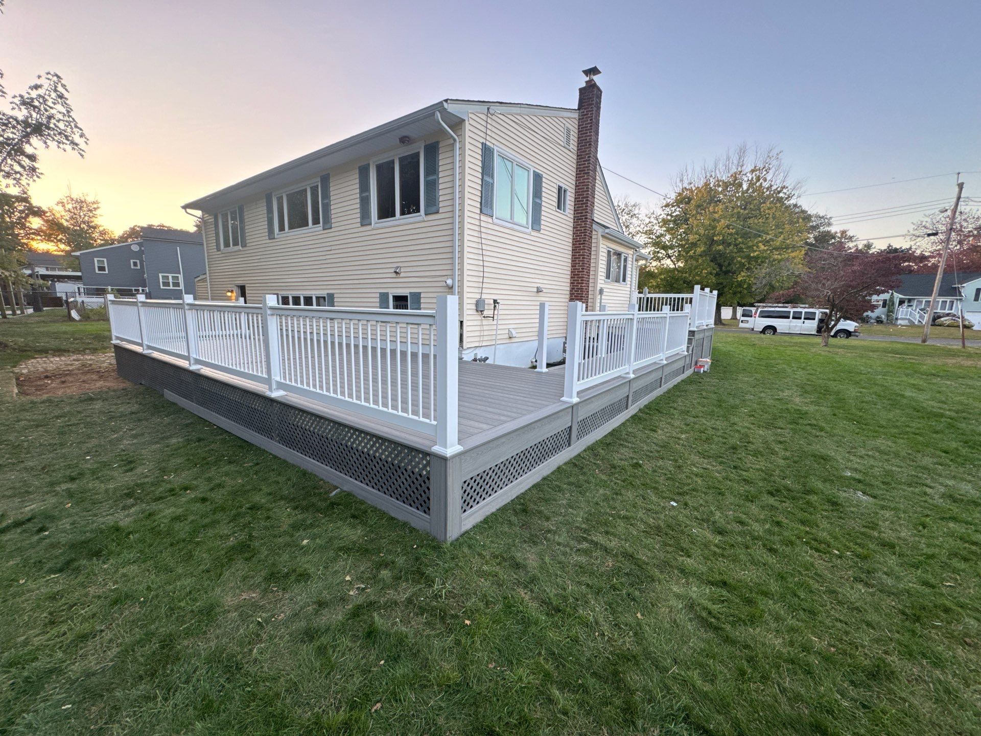 New Deck with Sliding Patio Door by deck guardian