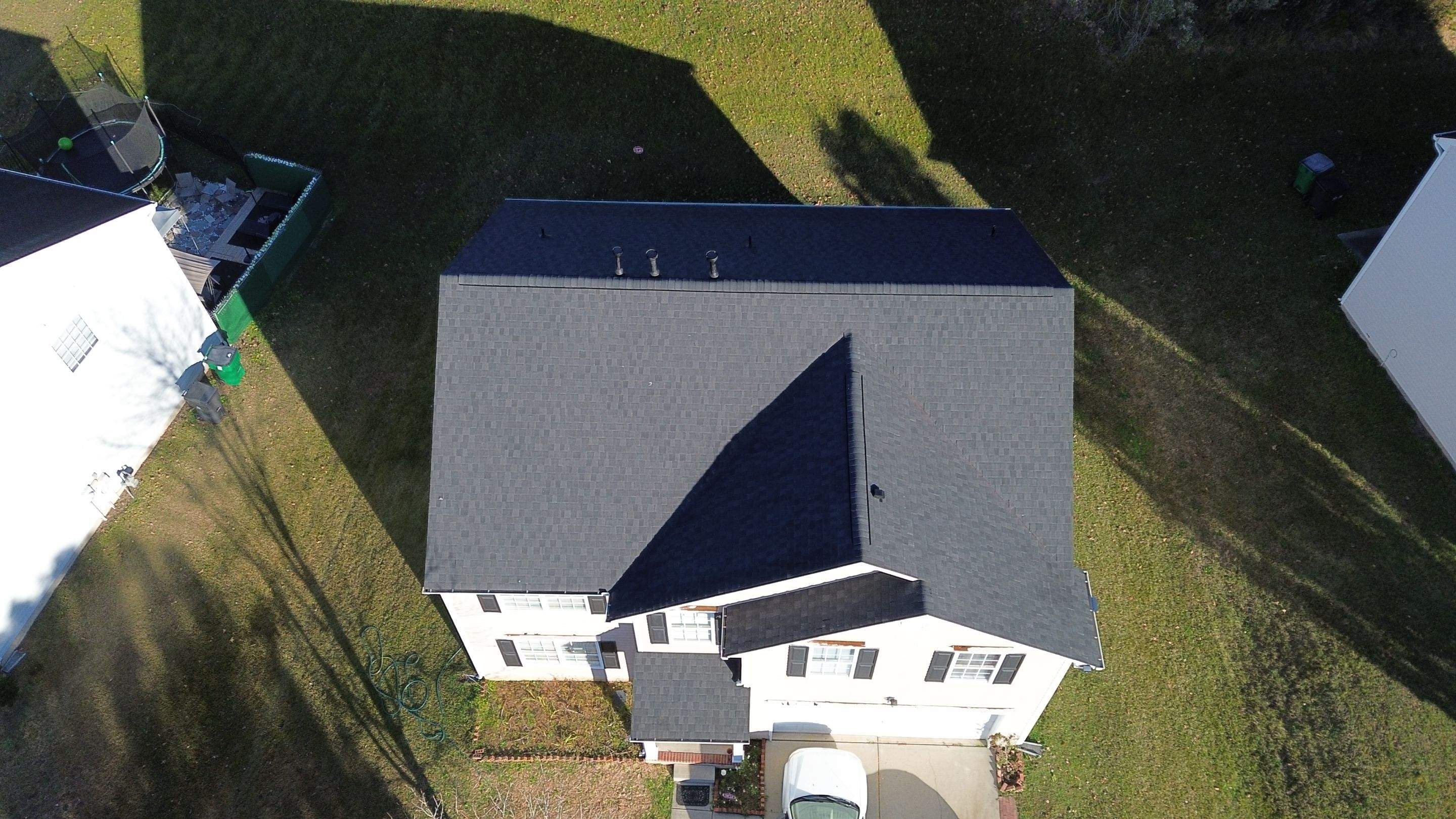 Roof replacement by hail damage by Just Brilliant Restoration JBR