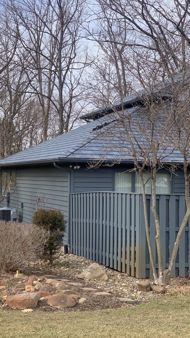 EDCO Arrowline Slate Metal Shingle Roof in Fort Wayne, Indiana by 4Ever Metal Roofing