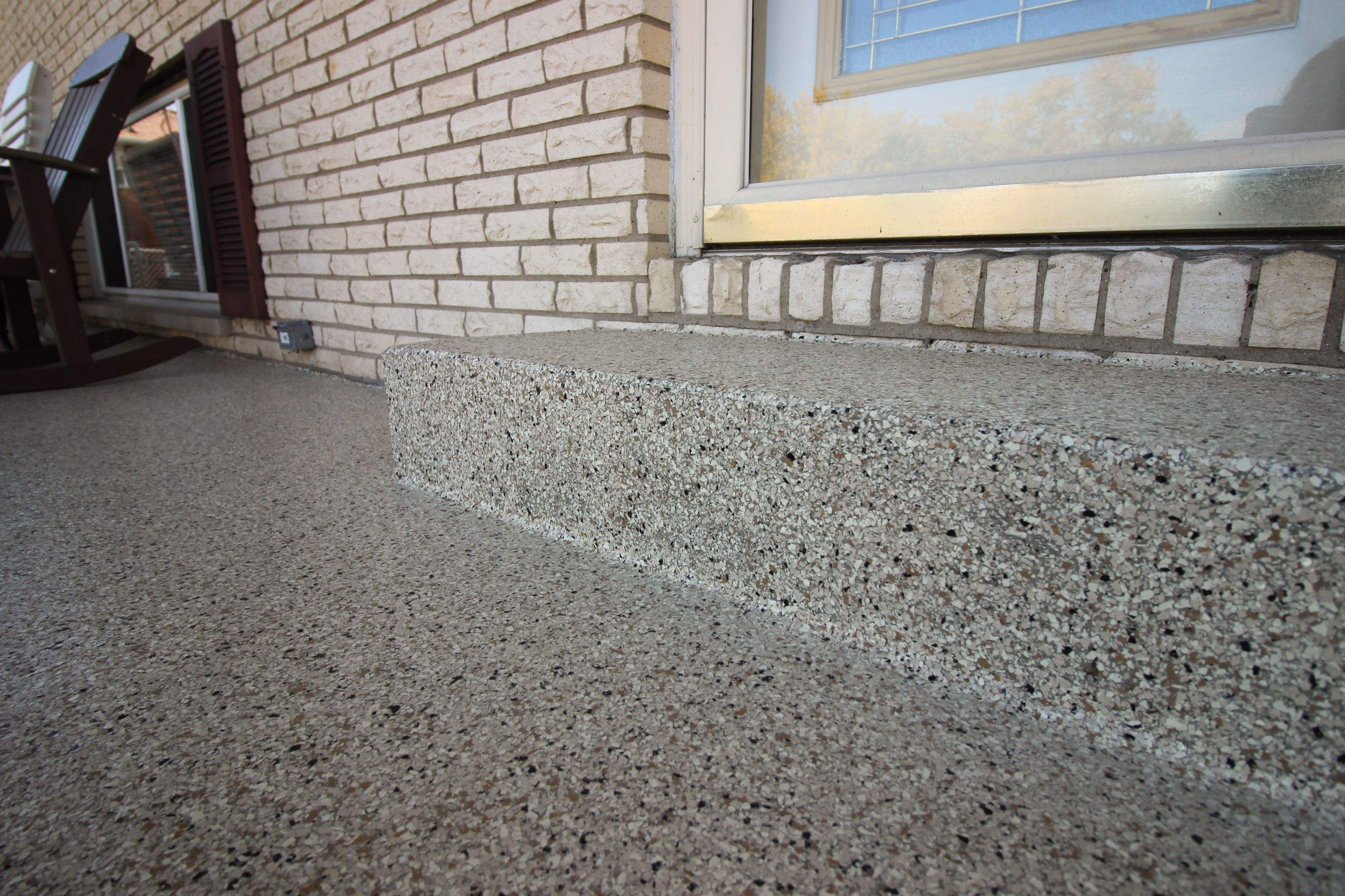 Patio Installation using Driftwood by Your1DayFloor.com