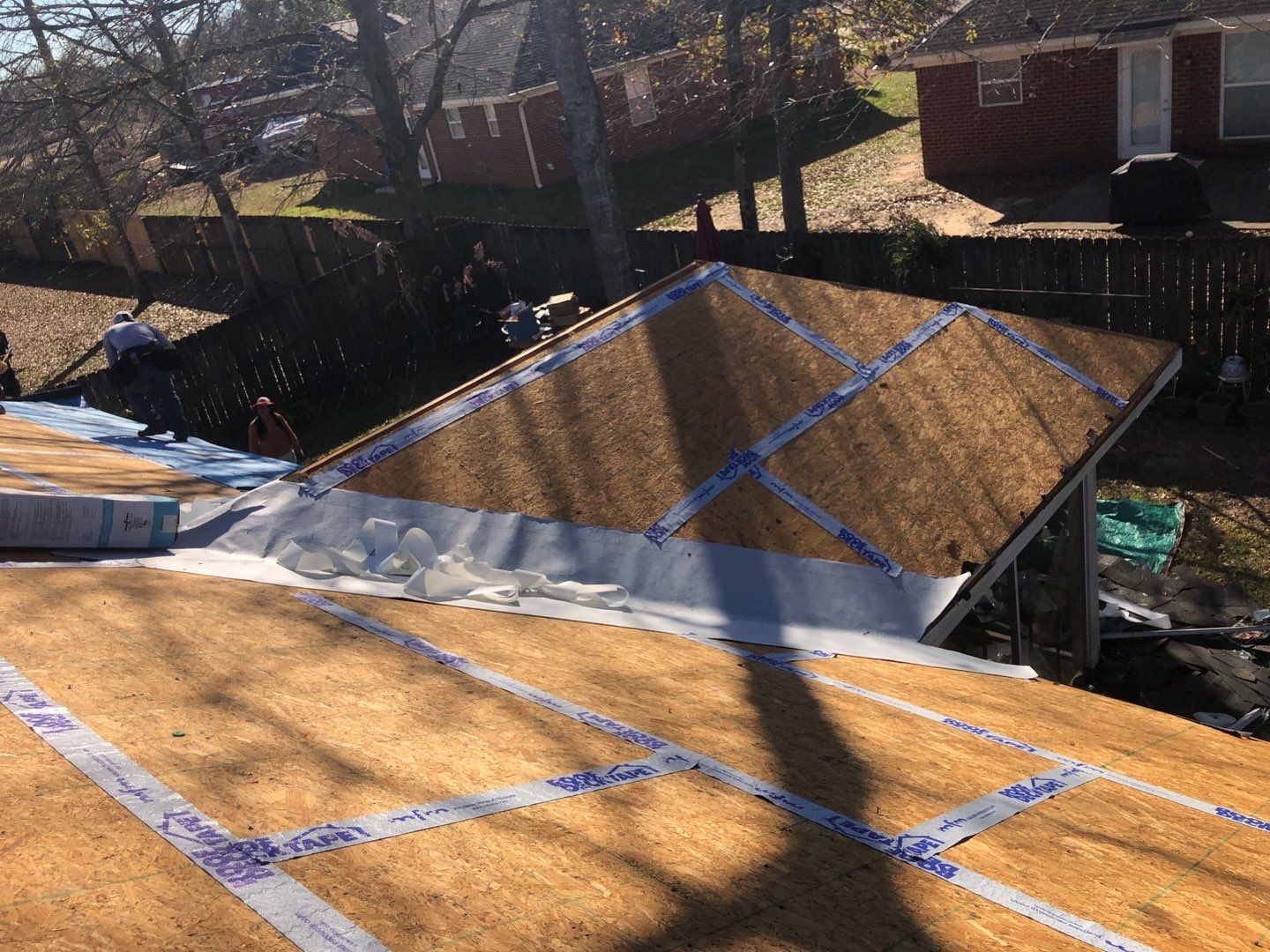 Residential Roofing Installation using Roof Replacement by American Roofing & Construction LLC