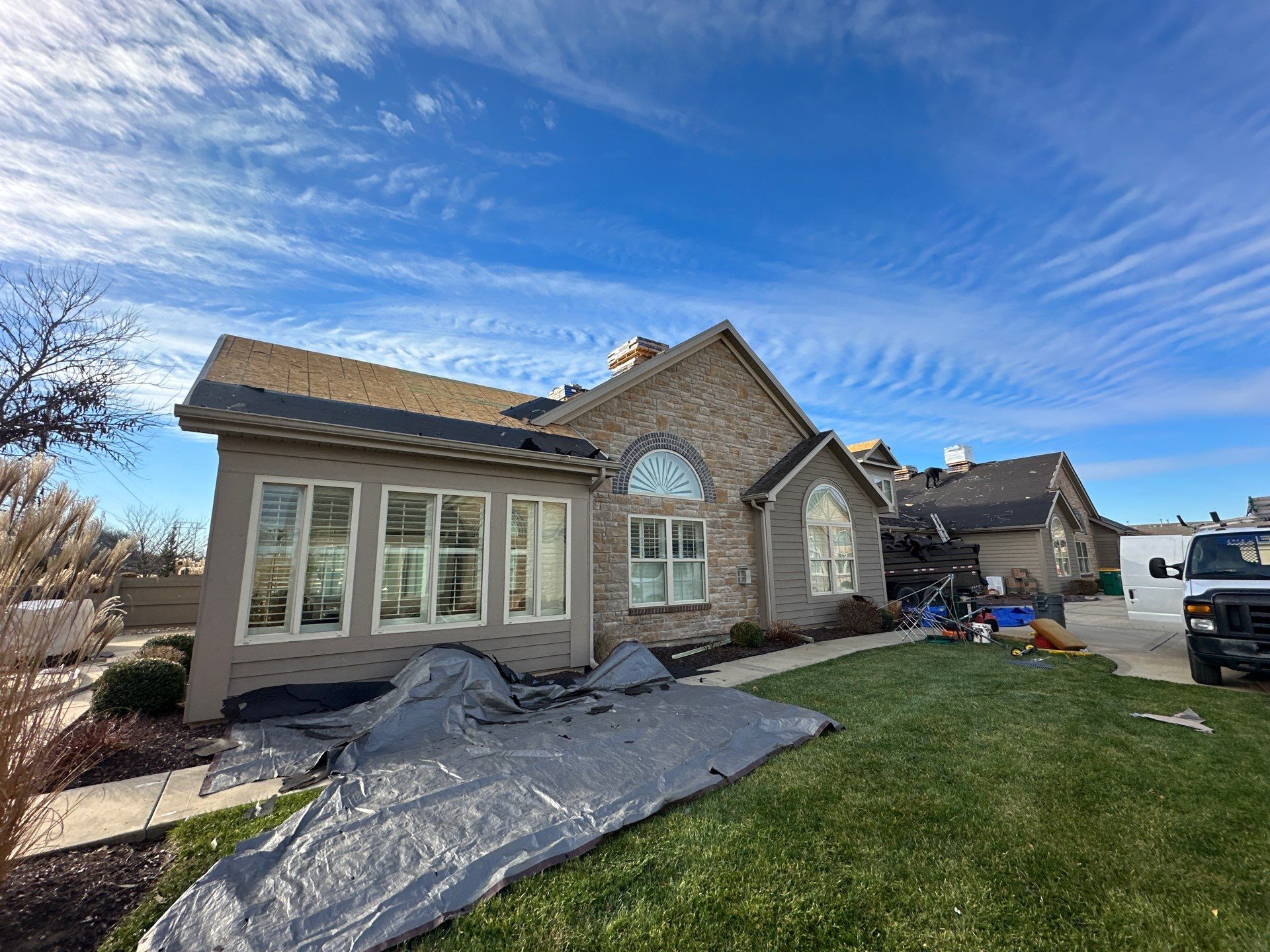 Installation of New Roof by H&F Exteriors