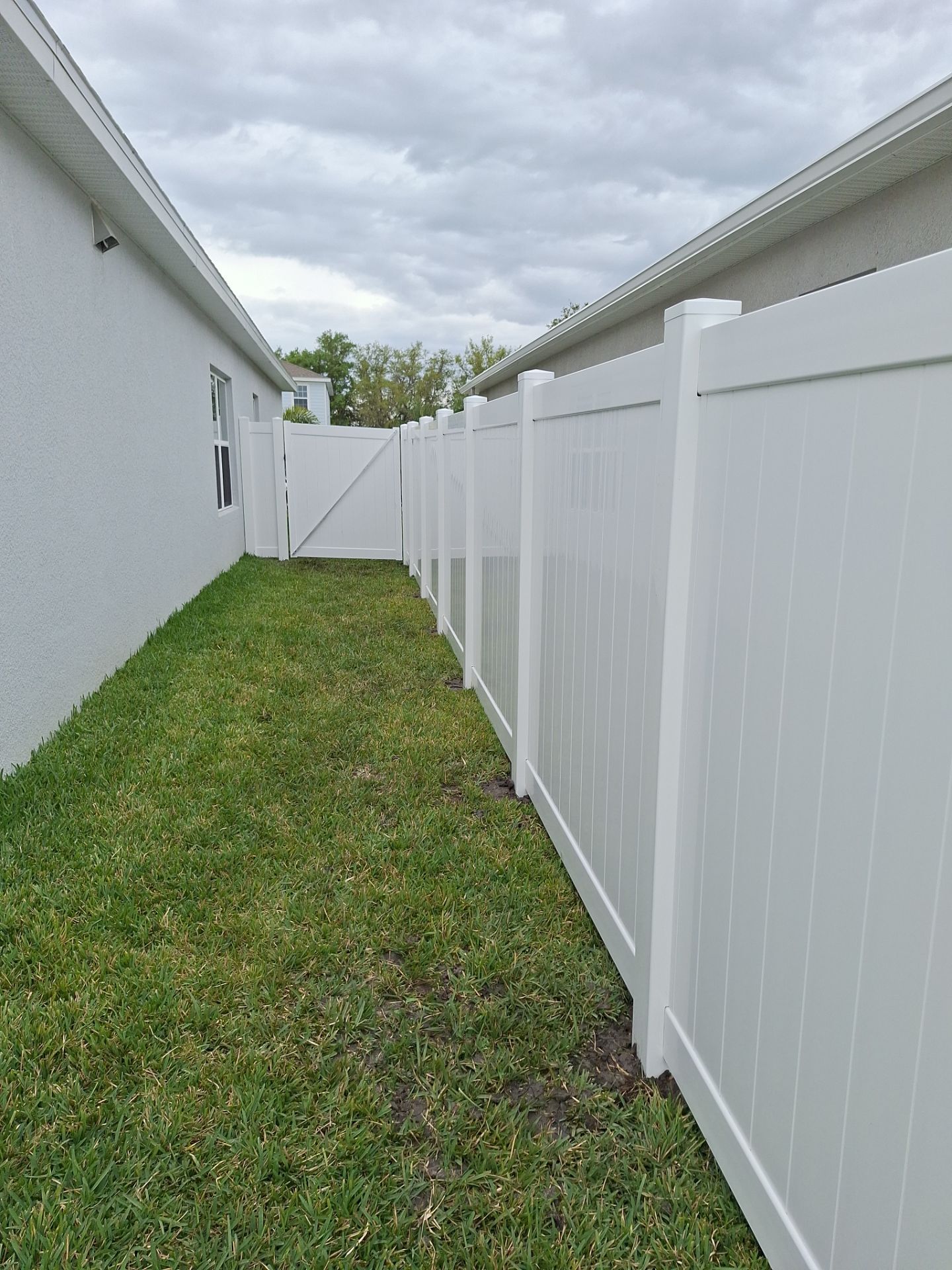 Vinyl Fence Installation using Vinyl Fence and Black 3 Rail Aluminum Fence  by Asap fence and gates, LLC