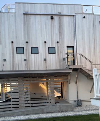 Falmouth MA Custom Lead Coated Copper Gutter Installation