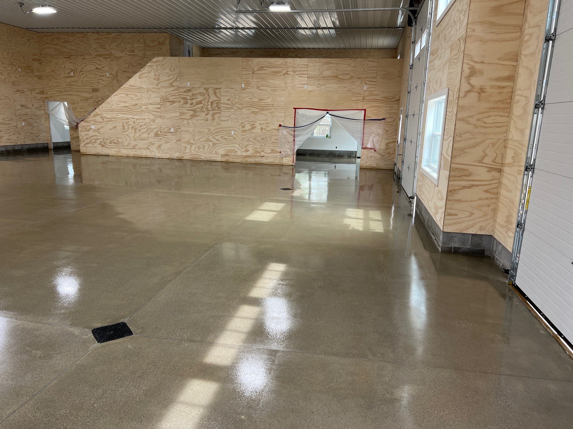 Pole Barn Concrete Polish! by Gordon Painting