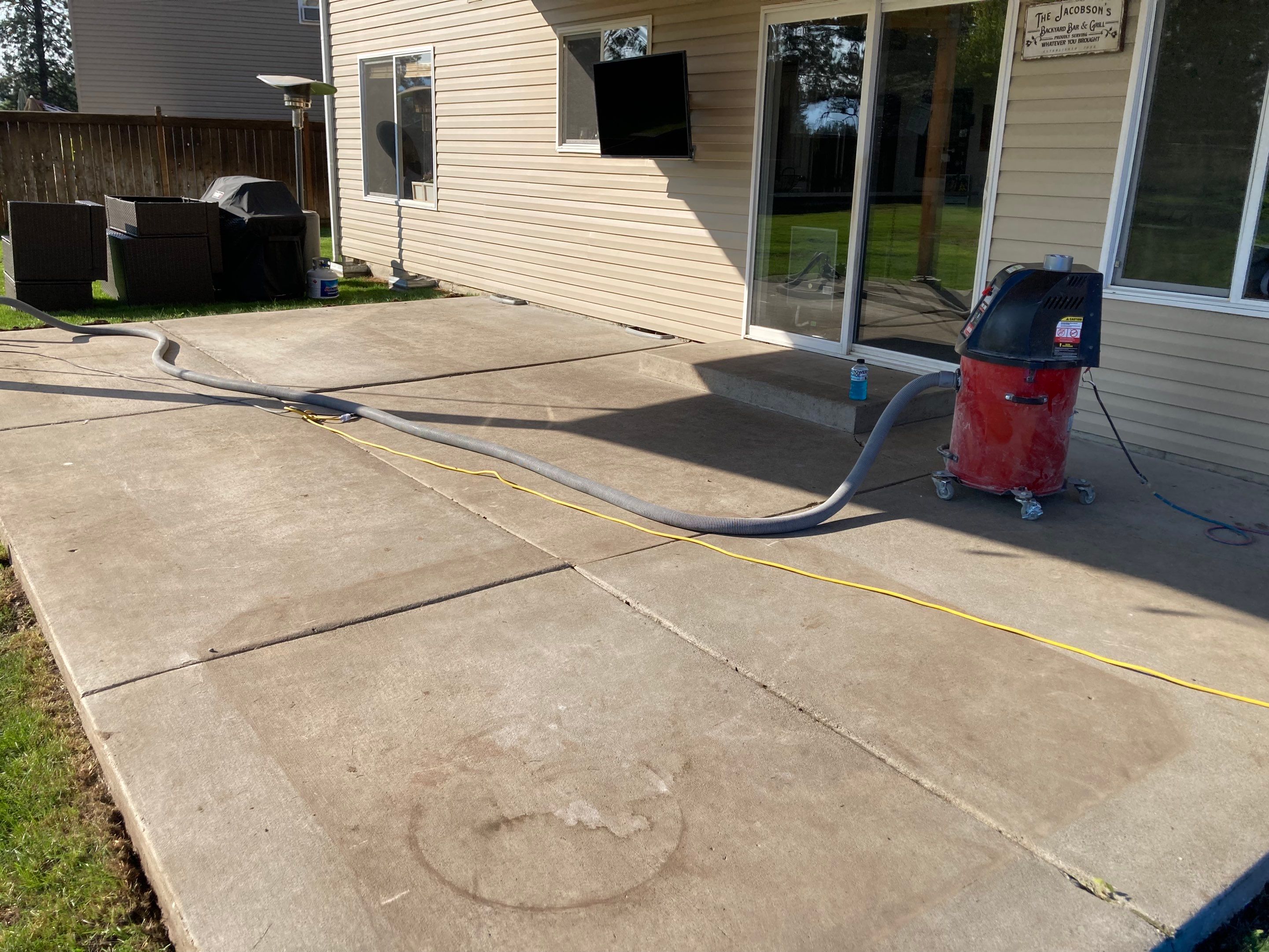 Patio and Walkway using Pebble Beach by Croc Coatings, LLC
