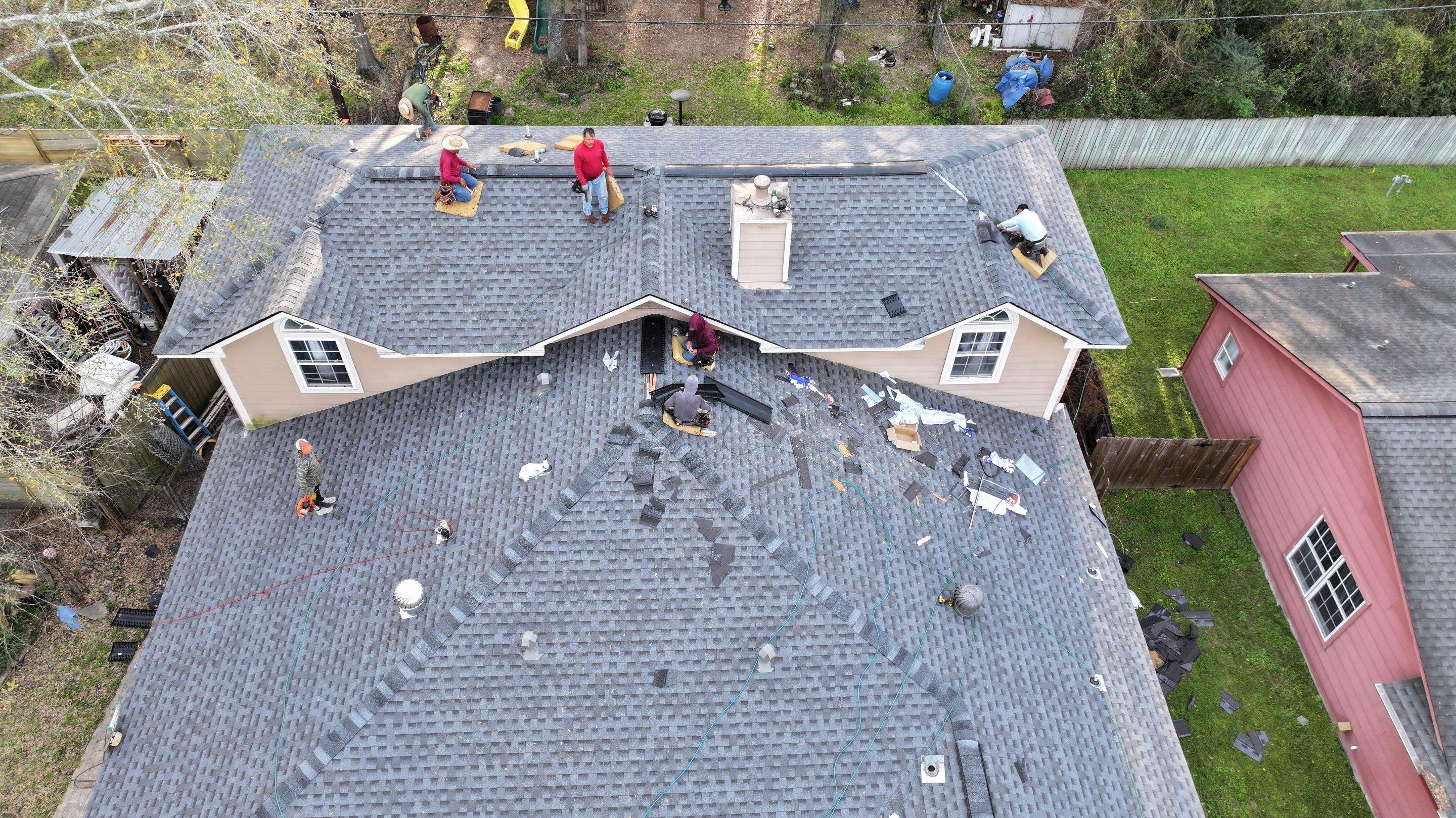 GAF Timberline HD Roof Replacement — Conroe, TX by PL Roofing & SB Roofing, LLC.