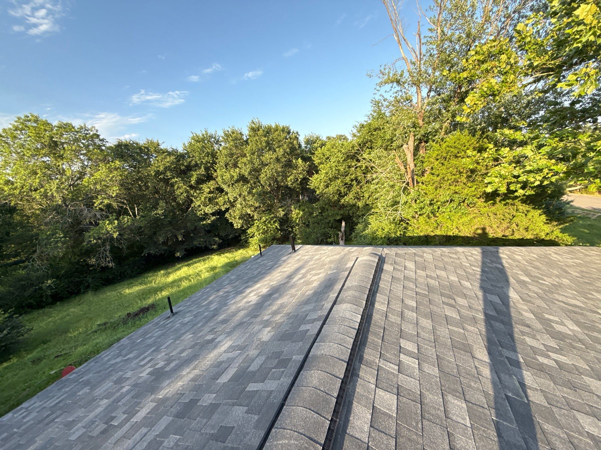 2 layers tear off & installation of new architectural shingles. by In & Out Construction & Remodeling, LLC