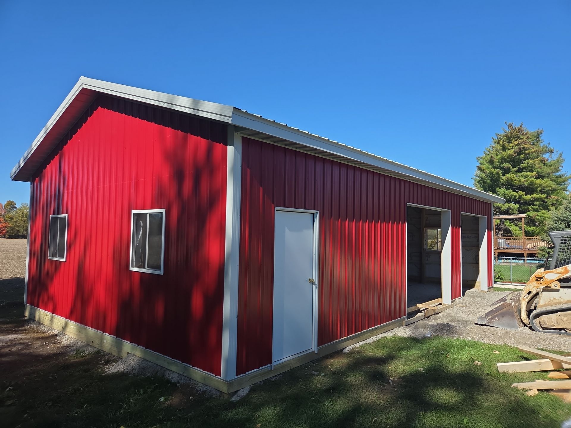 24'x40'x10' Pole Barn by The Barn Builders