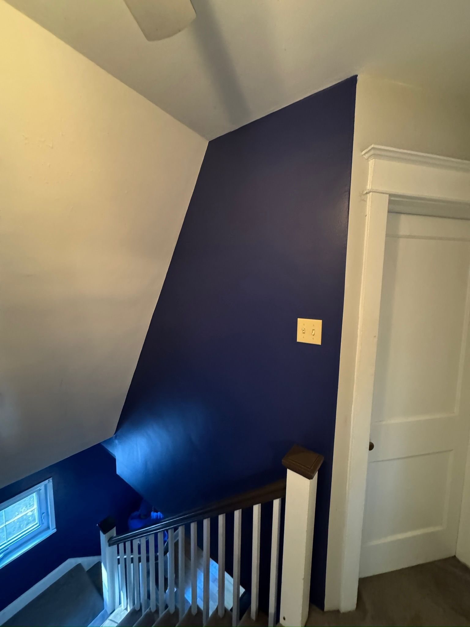Dark Colorful Interior Painting Project by Davis Painting Llc