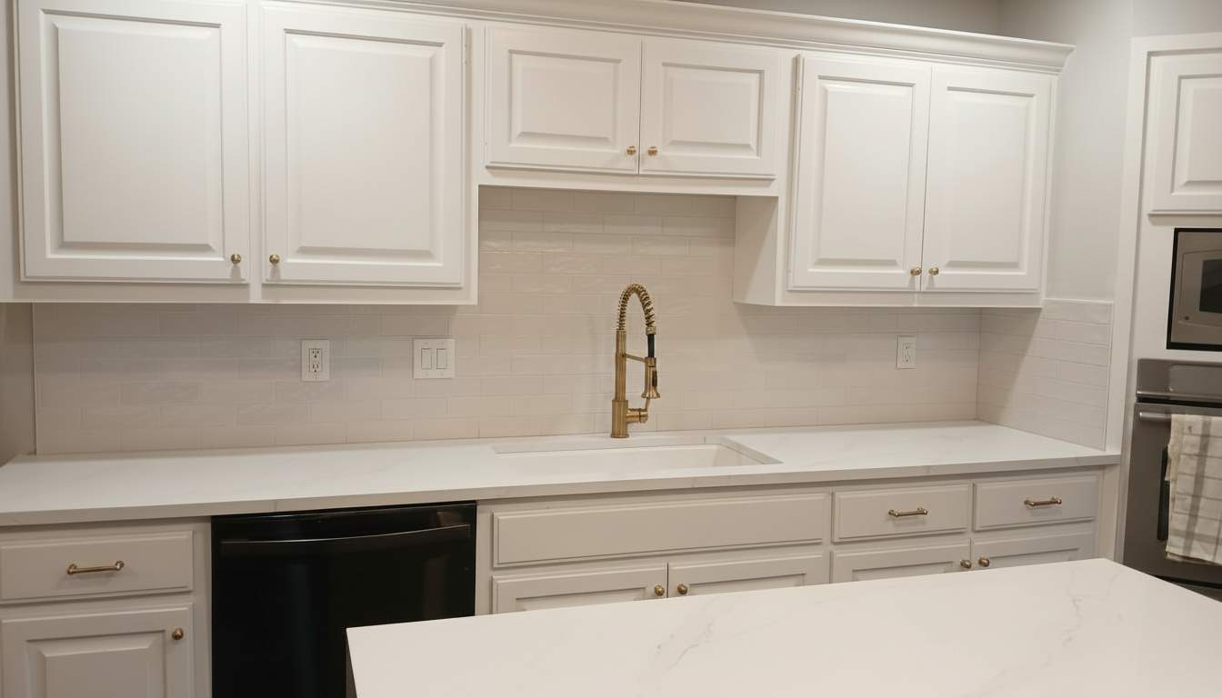 Backsplash & Countertops — Kitchen Renovation, San Antonio, TX by Mena stone surfaces