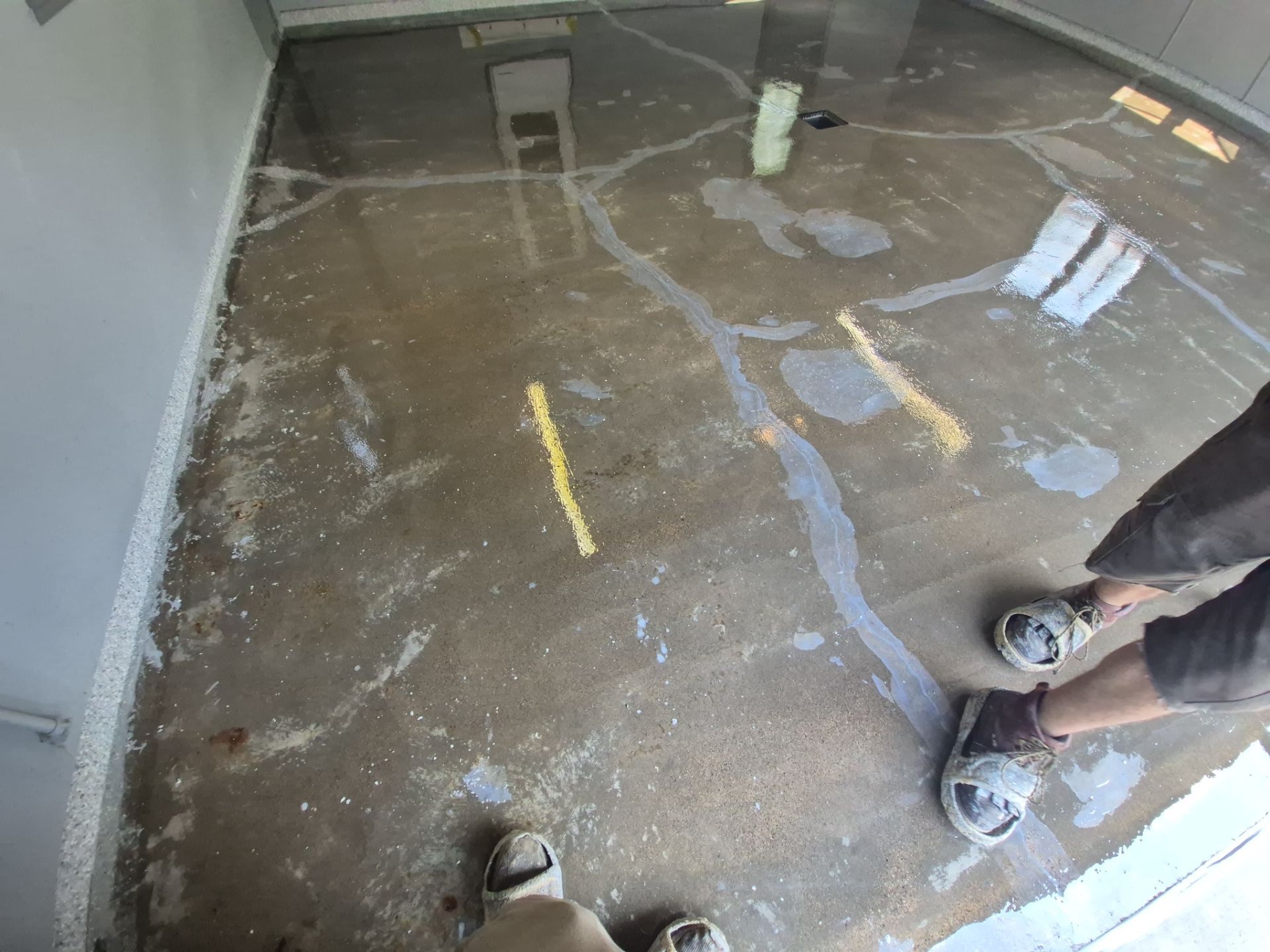 Project in Linwood by Wise Coatings of Central Michigan