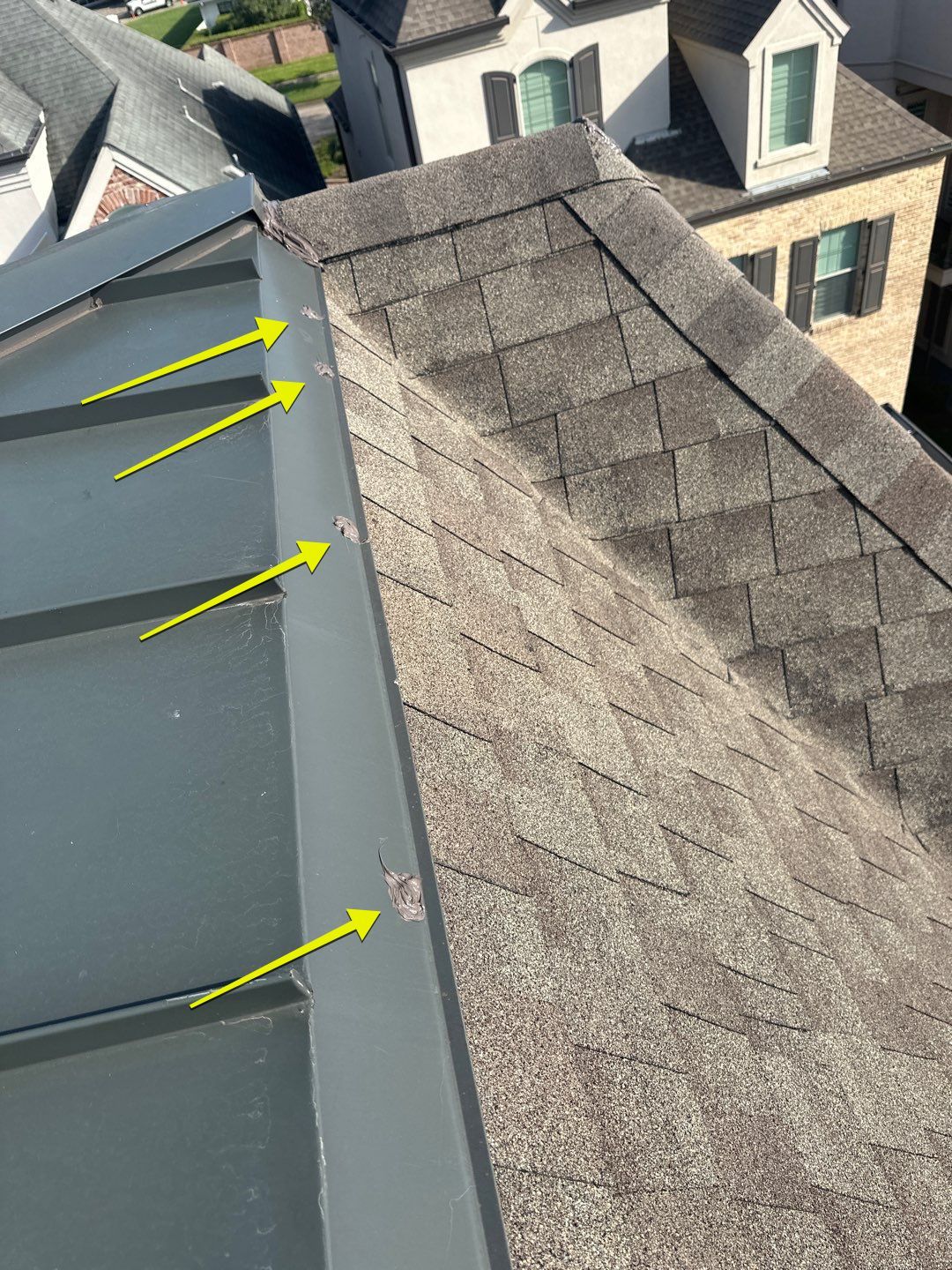 Hail Damage using Owen's Corning Duration (Lifetime) Shingles by Roof Repair Company