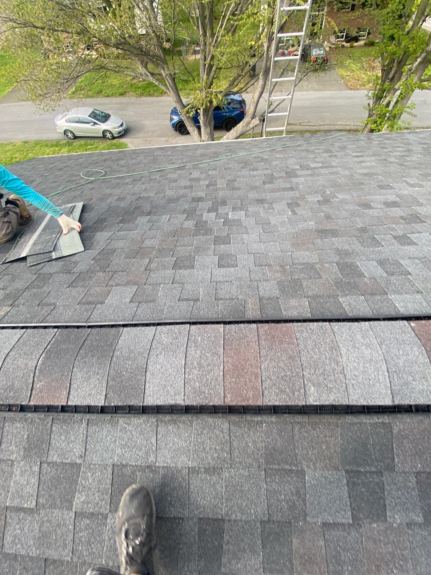 Residential Roofing Installation using TAMKO TITAN - THUNDERSTORM GRAY by Storm Ready Exteriors