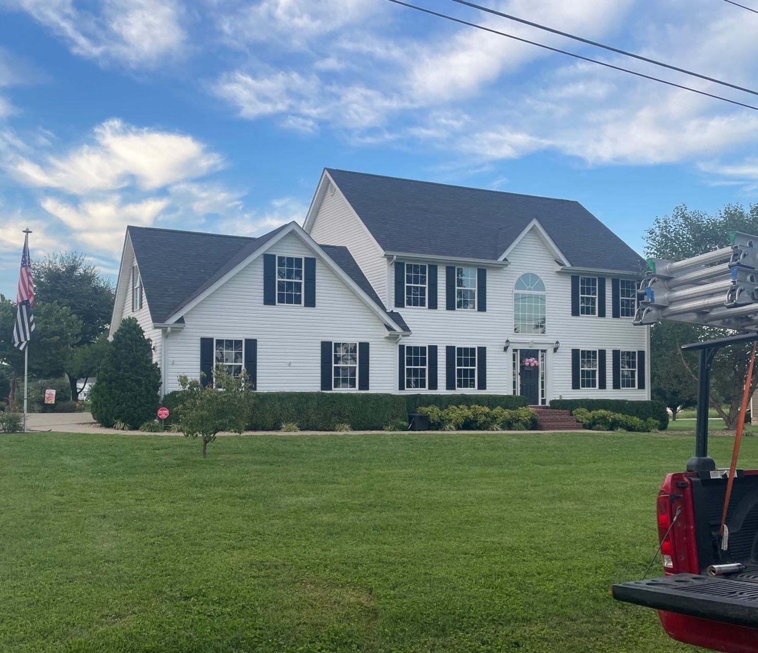 Residential Roof Installation by KISH RESTORATION 