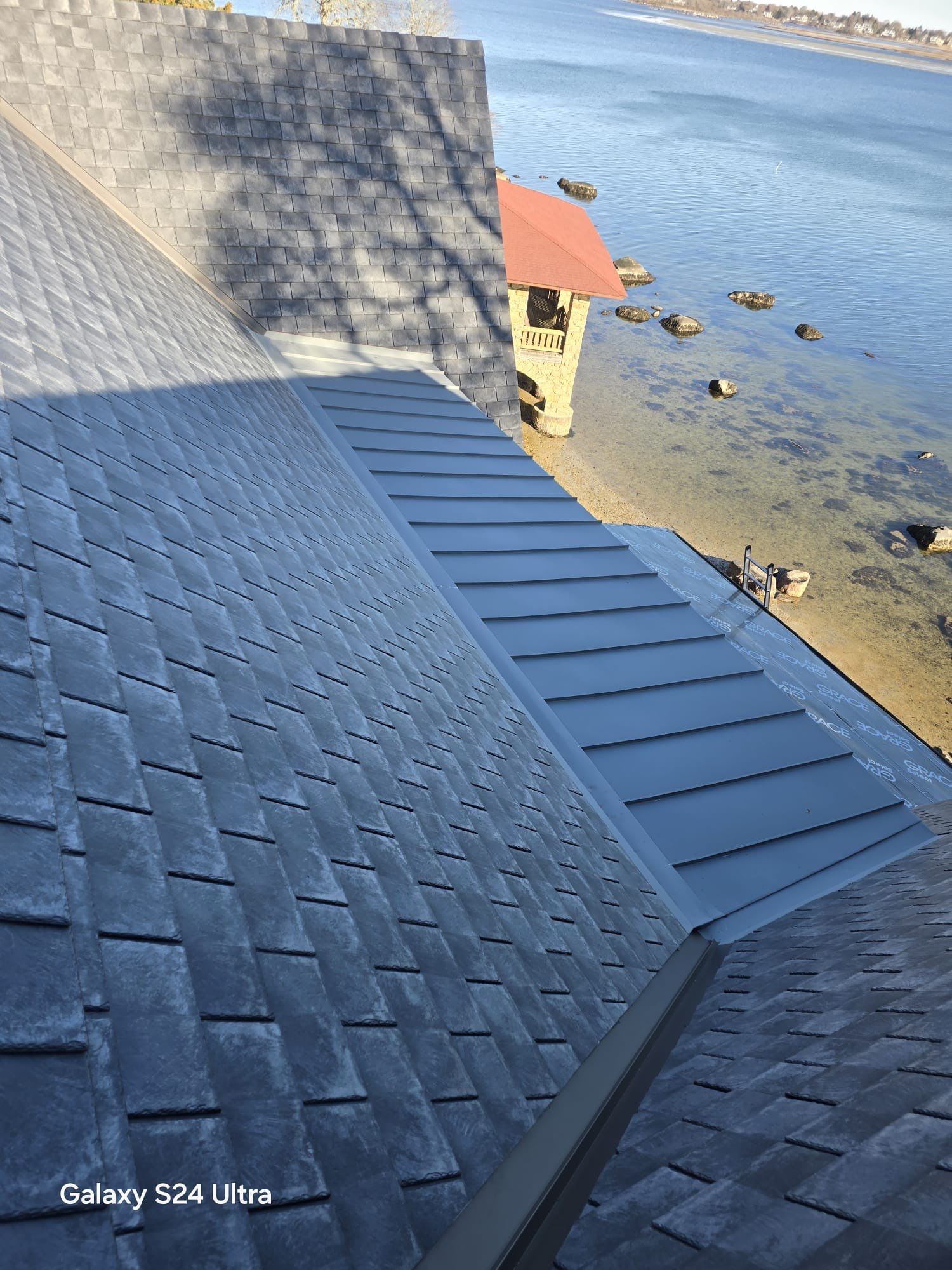 DaVinci Slate, Copper & Cedar Impressions - Private Residence by Rinaldi Brothers