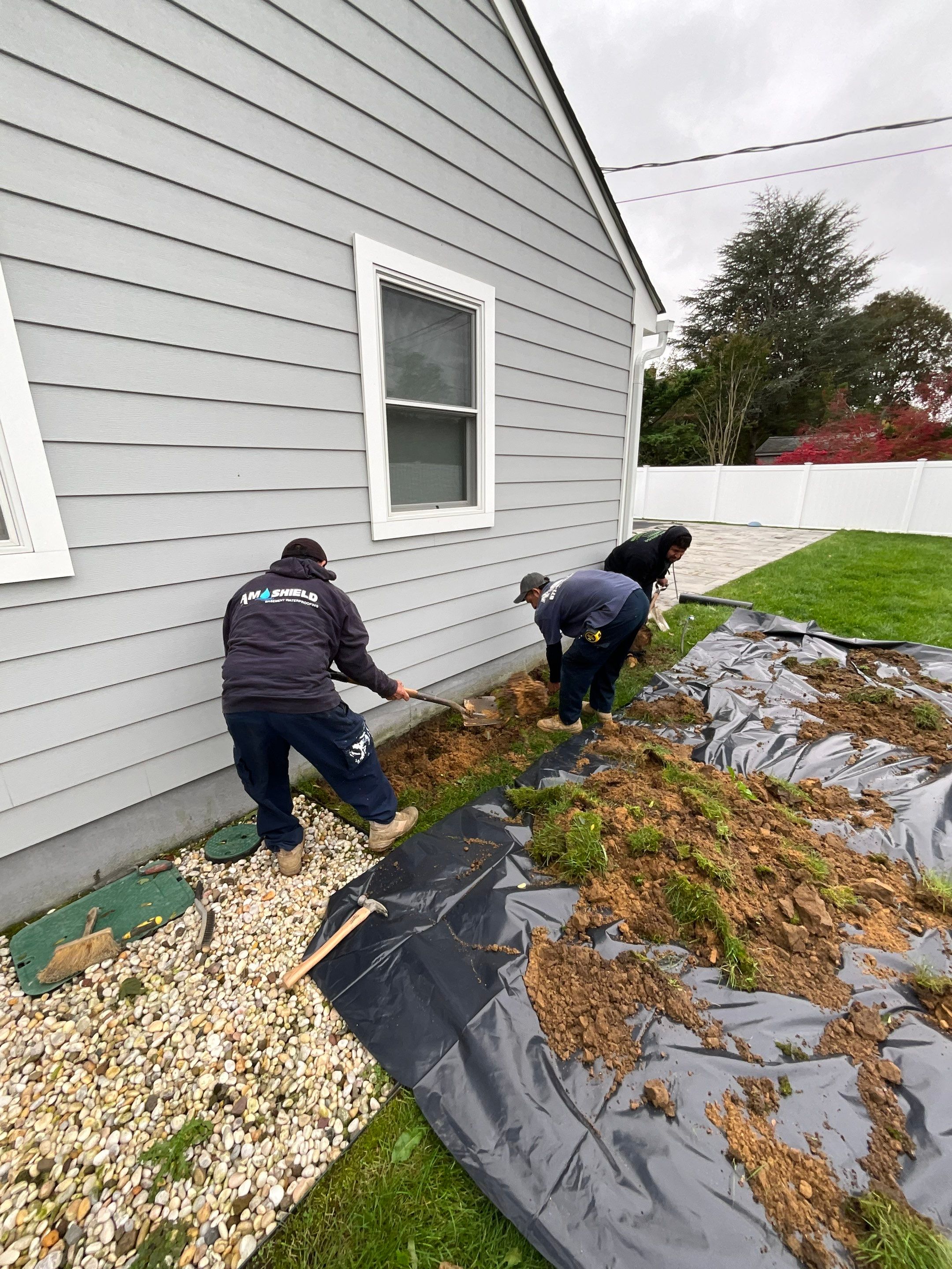 Gagens Landing Rd • Southold, NY 11971 by A.M. Shield Waterproofing, Corp.