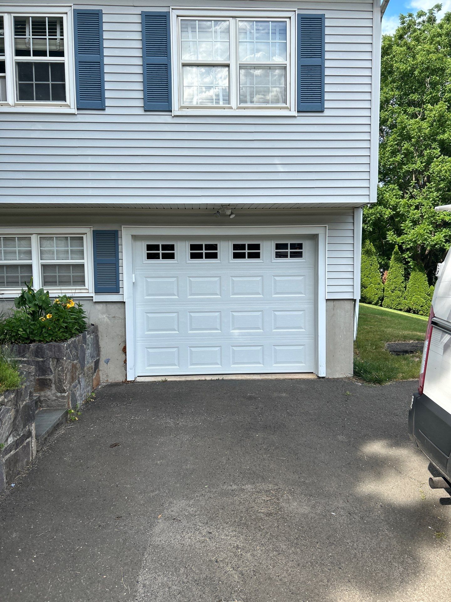 Amarr Olympus Garage Door Transformation by DiGiorgi Roofing and Siding Inc
