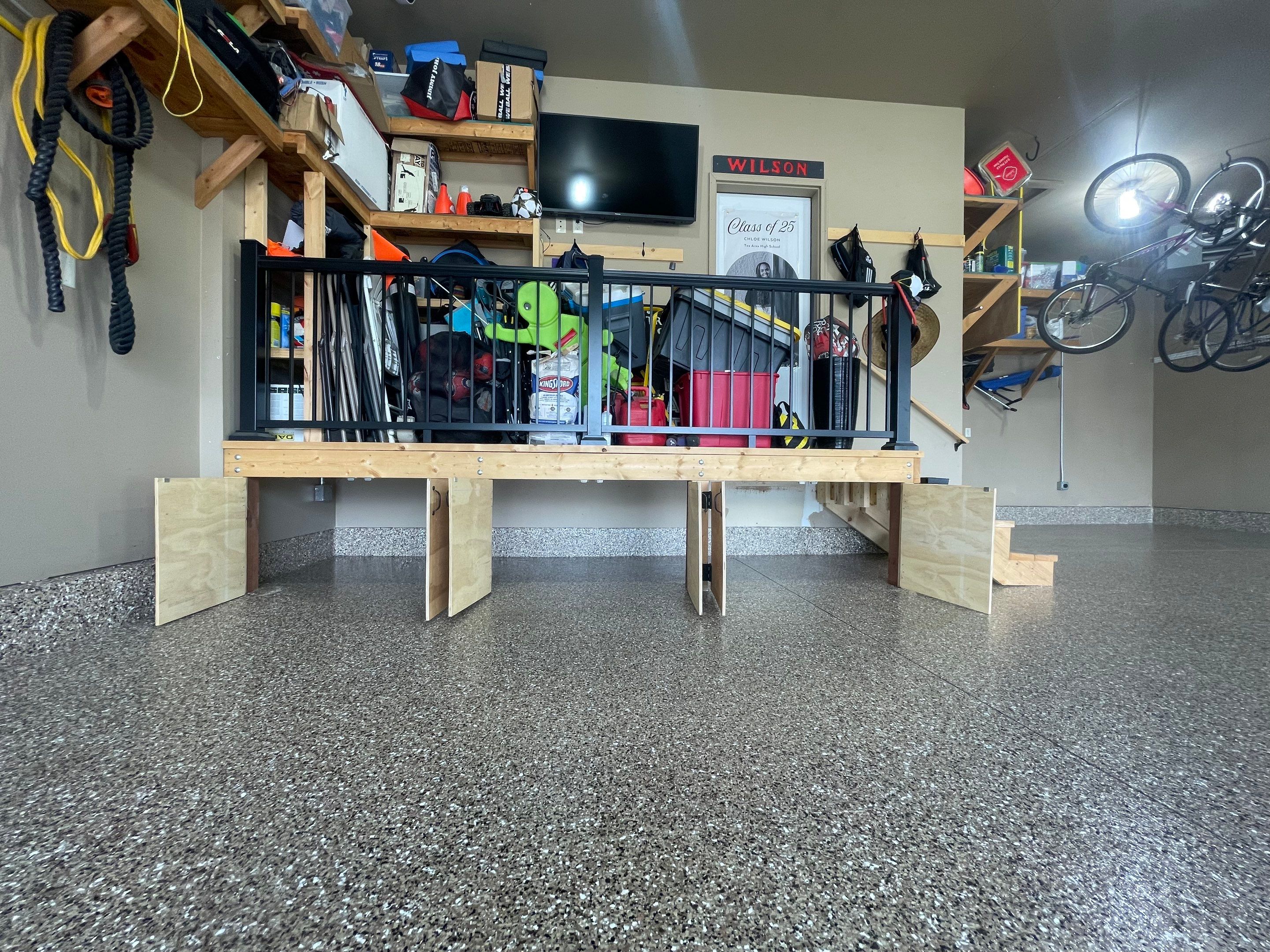 Garage Floor Coating in Tea, South Dakota by Select Painting, Coatings & Garage Cabinets