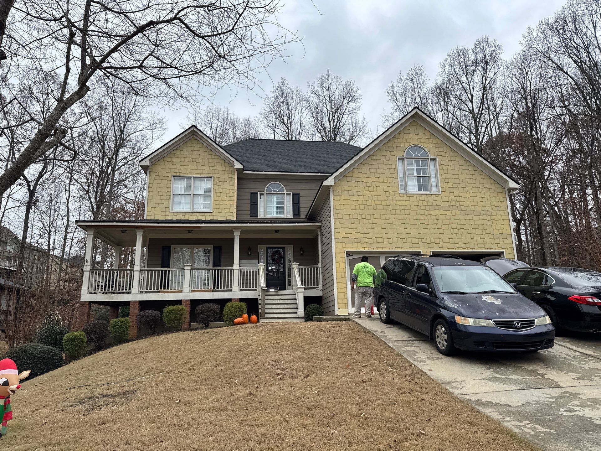 Exterior Painting and Trim Transformation in Acworth Georgia by Swift Home Renovations