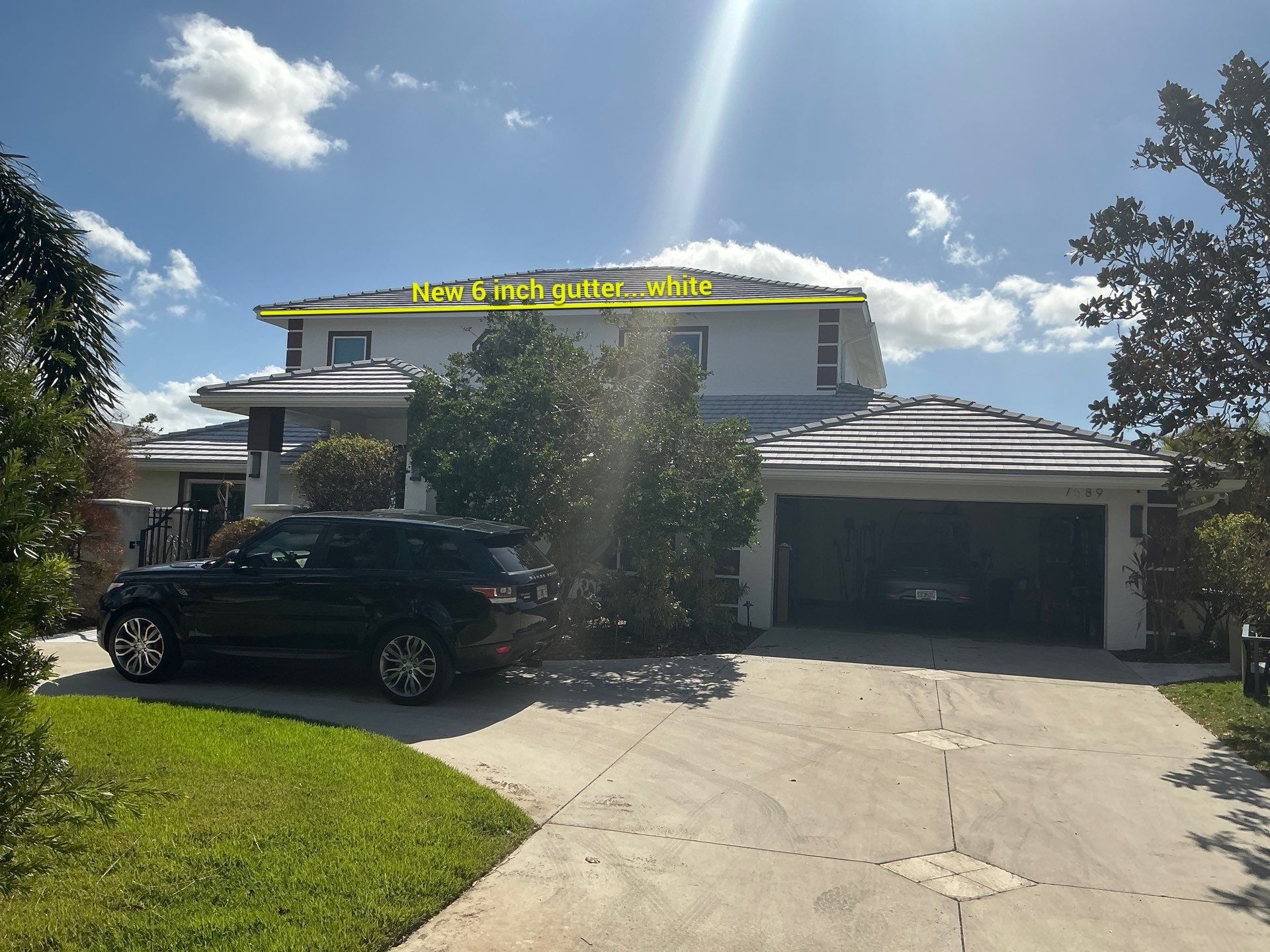 Repainting and Upgrading Gutters in Sarasota FL by Gutter Professors