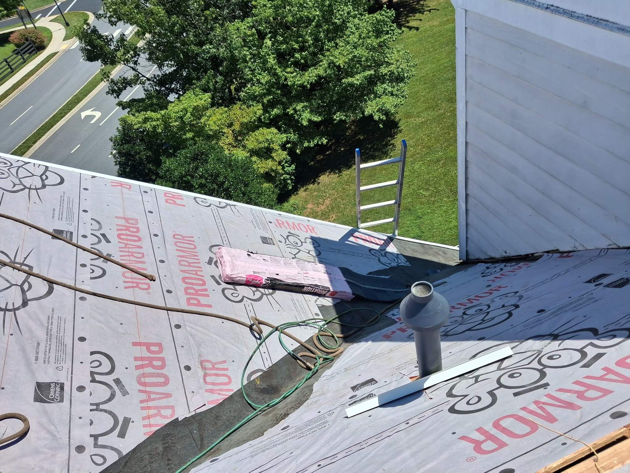 Multi-Story Residential Roof Replacement in Urbana by Frederick Roof Repair