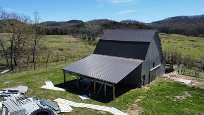 Metal Roof Replacement - 29 Gauge Panel Loc-Plus Metal - Color Burnished Slate