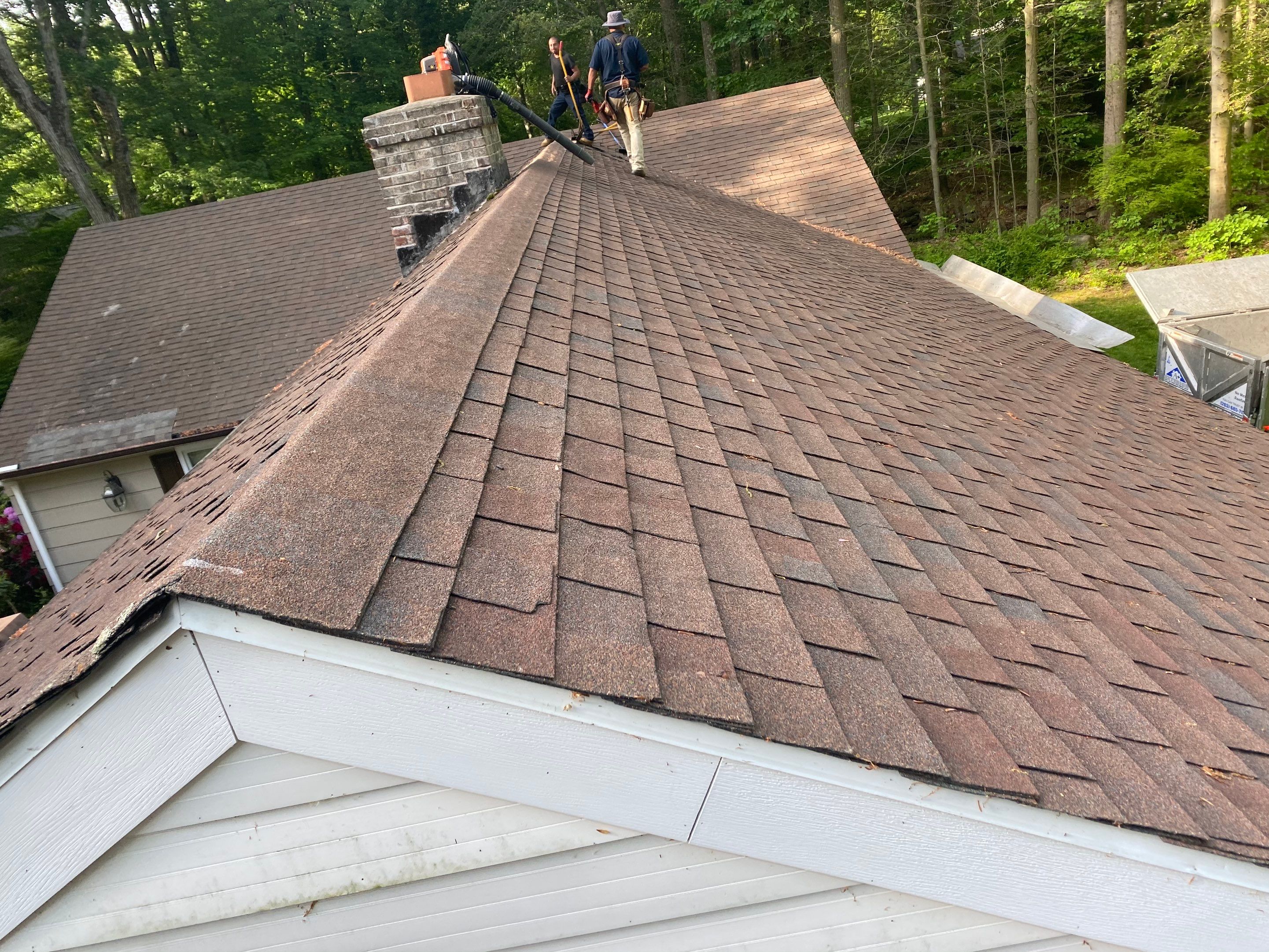 Commercial Roofing Installation using Owens Corning Duration Driftwood by A Plus Exterior