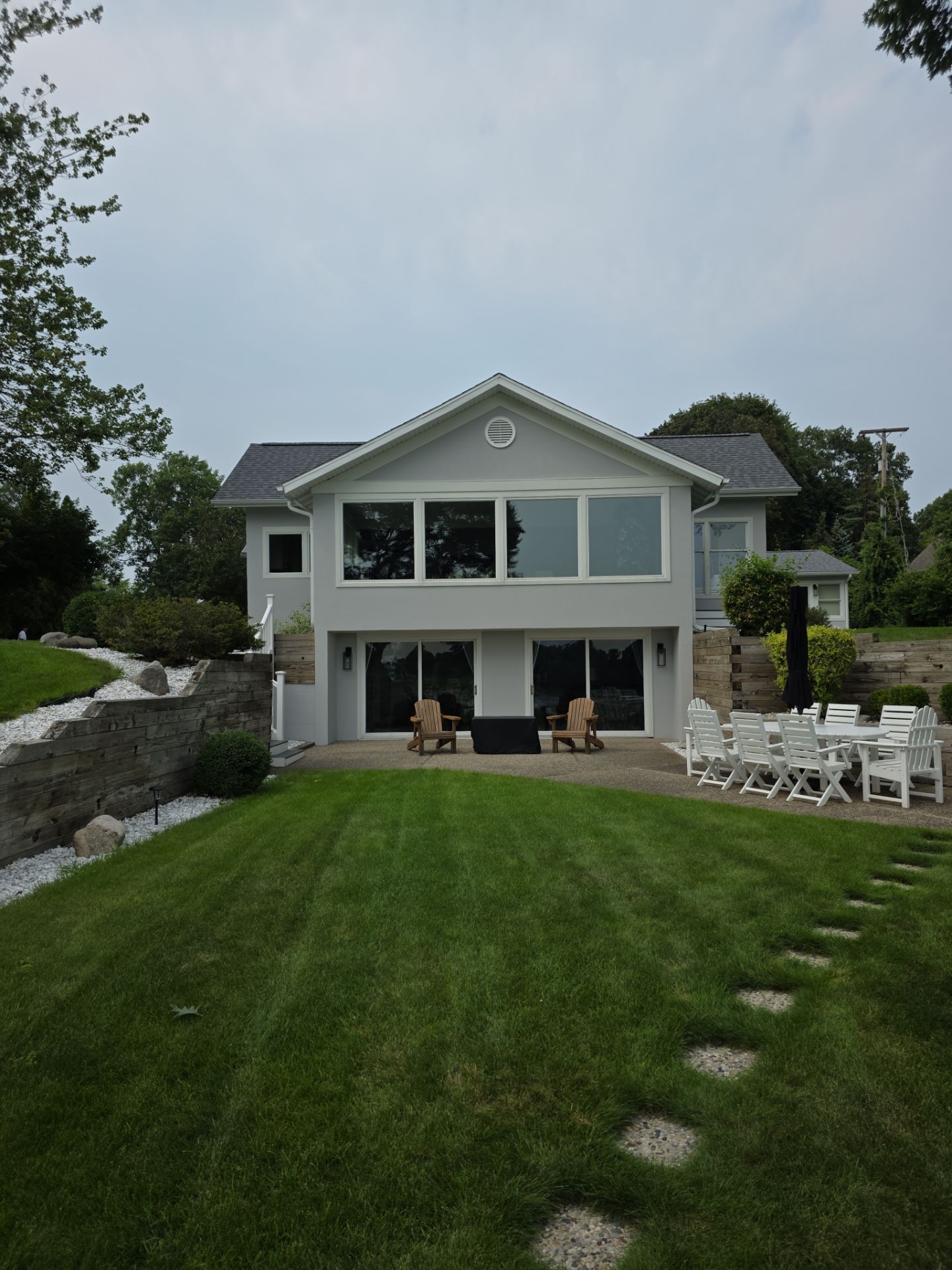 Norton Shores Residential Stucco Repair and Exterior Painting Refresh by Gordon Painting