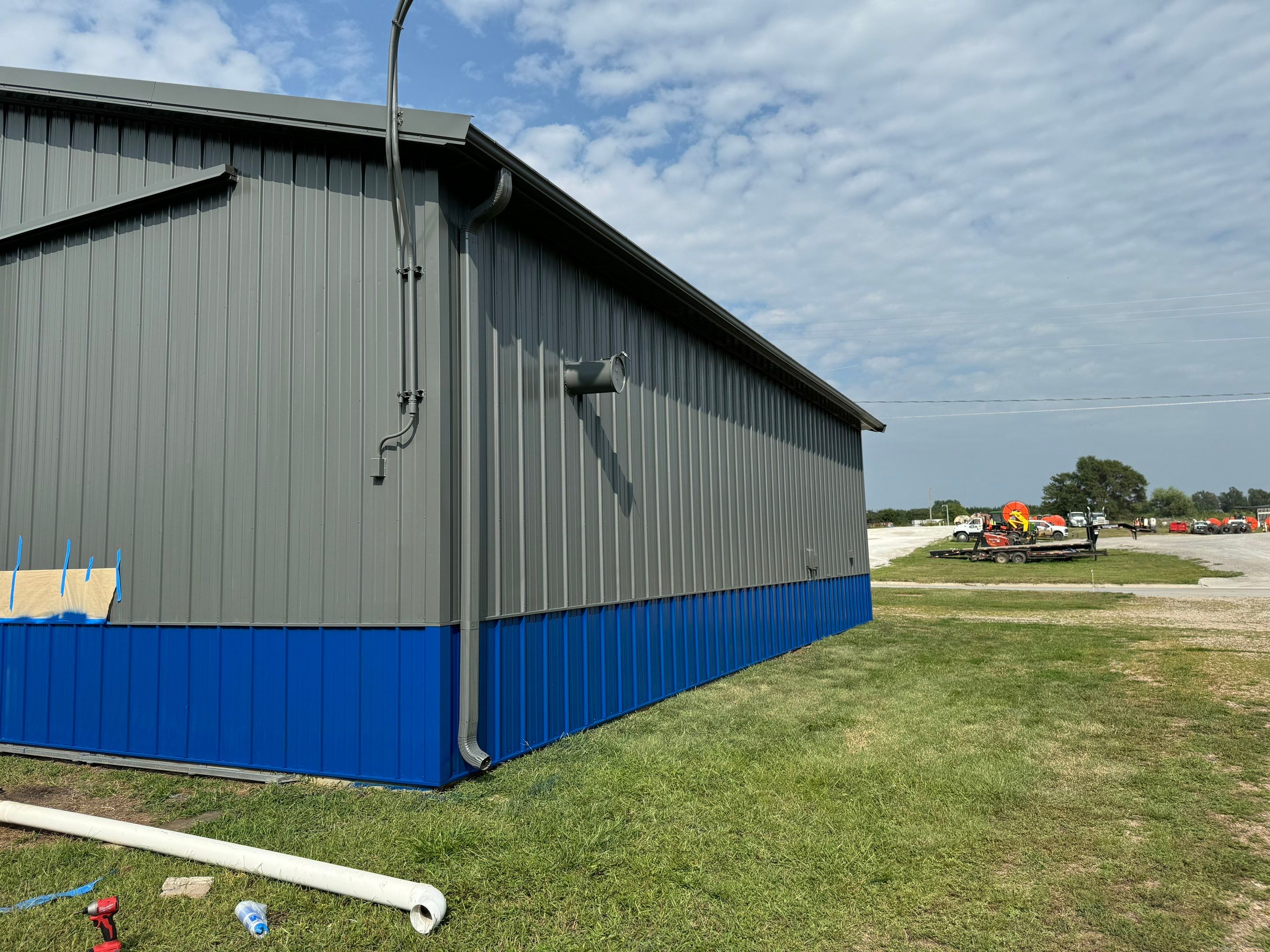 Metal Shop Painting – Sherwin-Williams Industrial Pro Project in West Point by Crows Roofing LLC