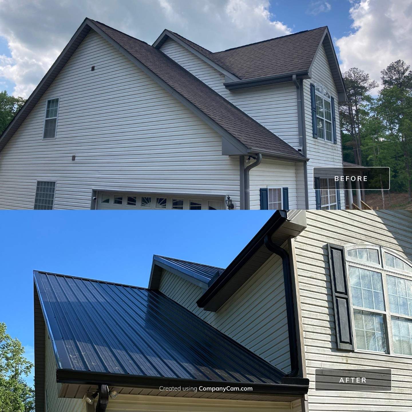 Metal Roof Replacement in Bessemer (Black) by The Roofing Dudes