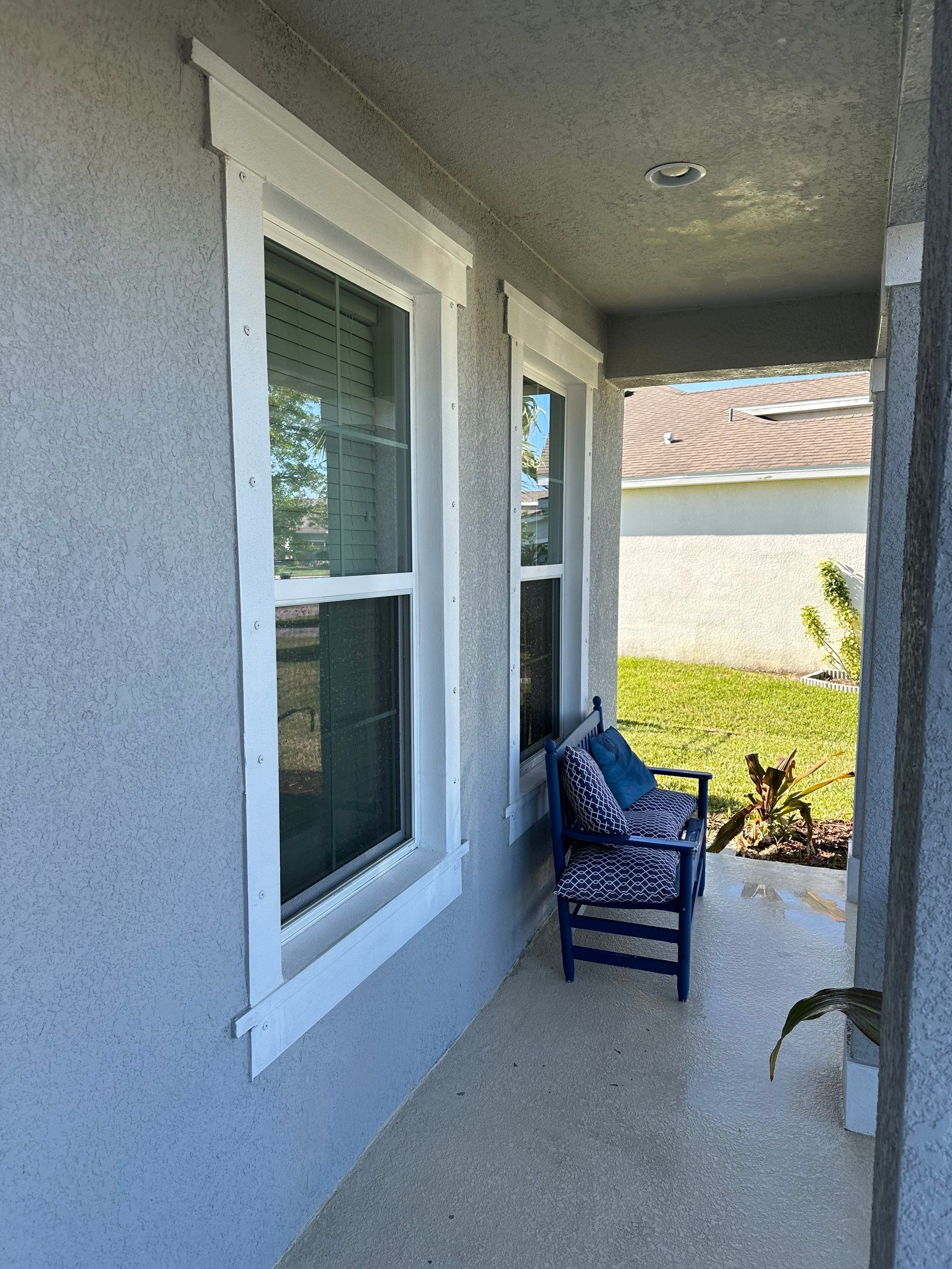 2-Story House Wash & Paver Driveway Cleaning in Trevesta Community, Palmetto, FL | Sunshine AquaWash by Sunshine AquaWash