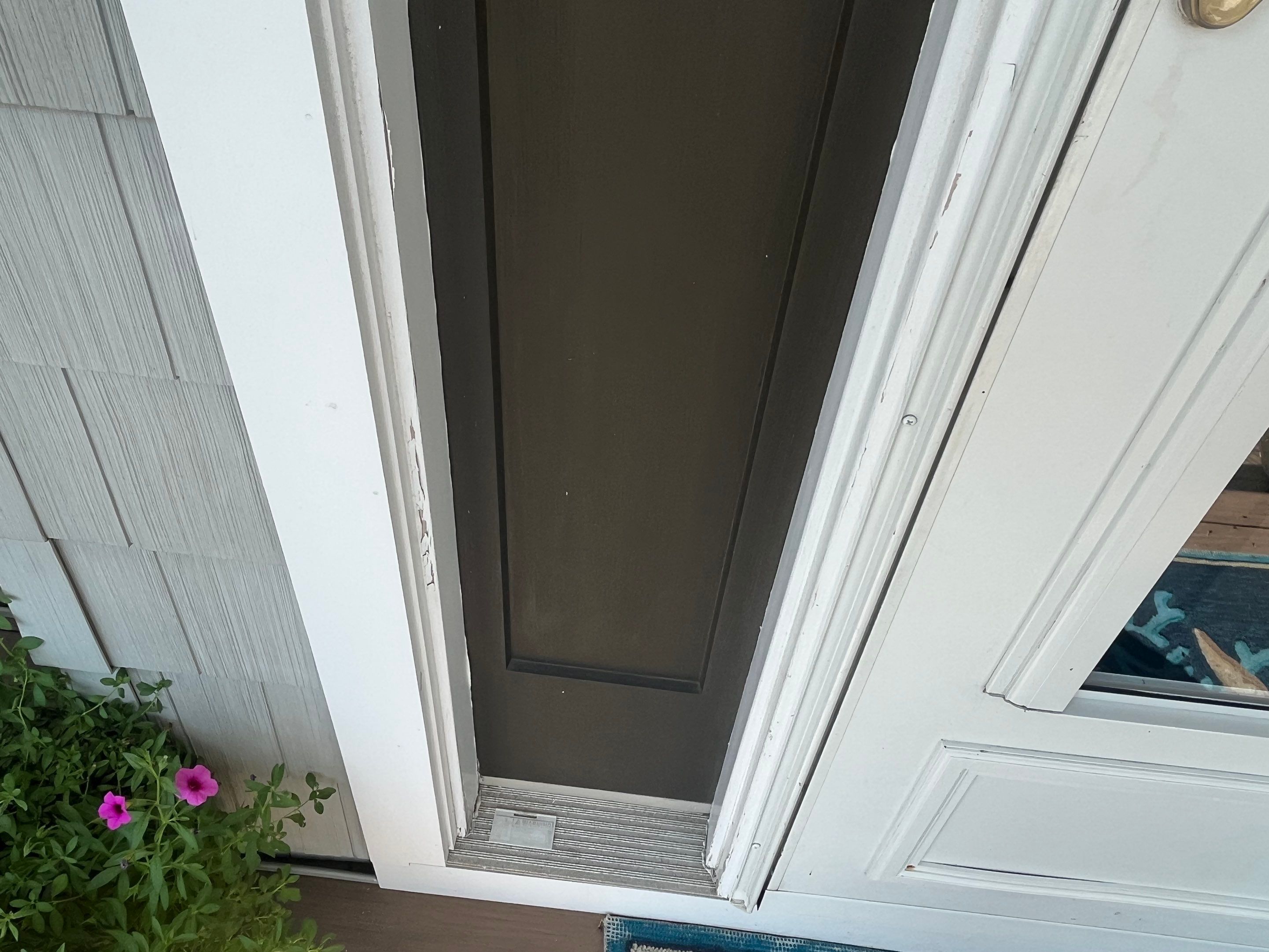 Front Door Transformation: Front Weathered to Bold & Beautiful by Fresh Coat Works LLC