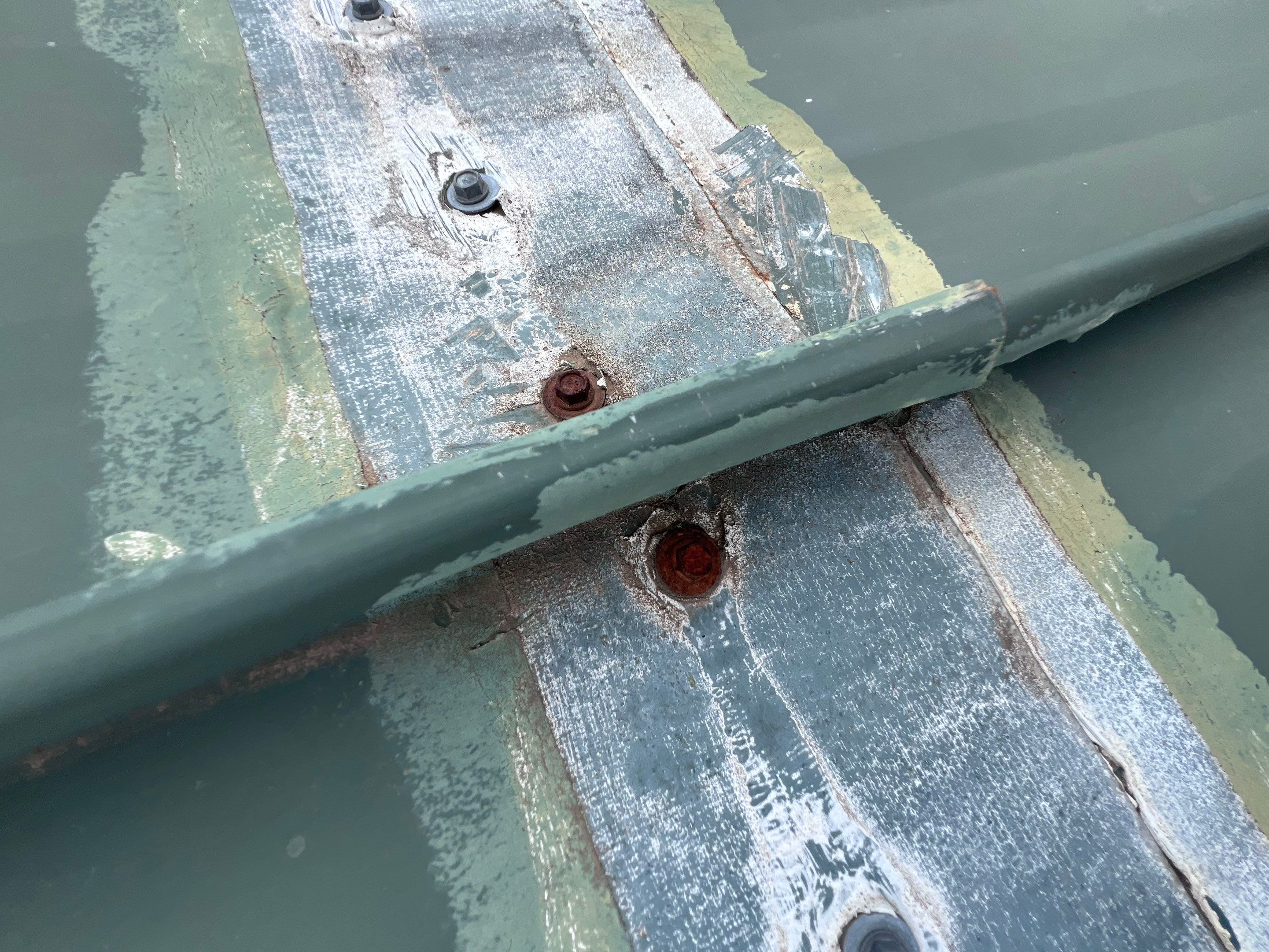 Hail Damage using Metal by Roof Repair Company
