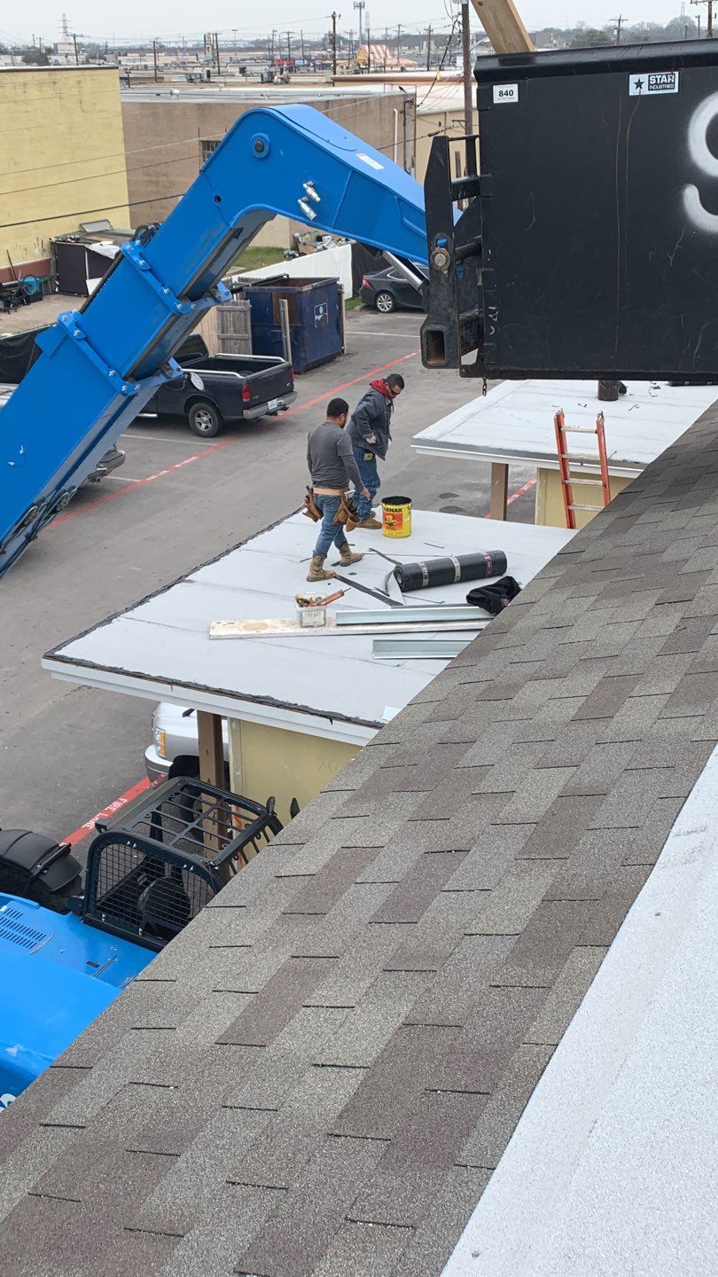 Apartment Roof Replacement by First Out Roofing