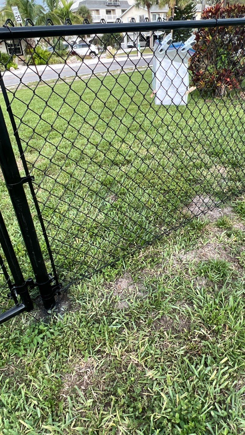 Holmes Beach, FL 4ft. Tall Black Chain-link  by Asap fence and gates, LLC