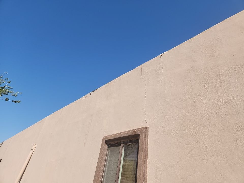Significant Stucco Damage and Repair by Regal Renovate