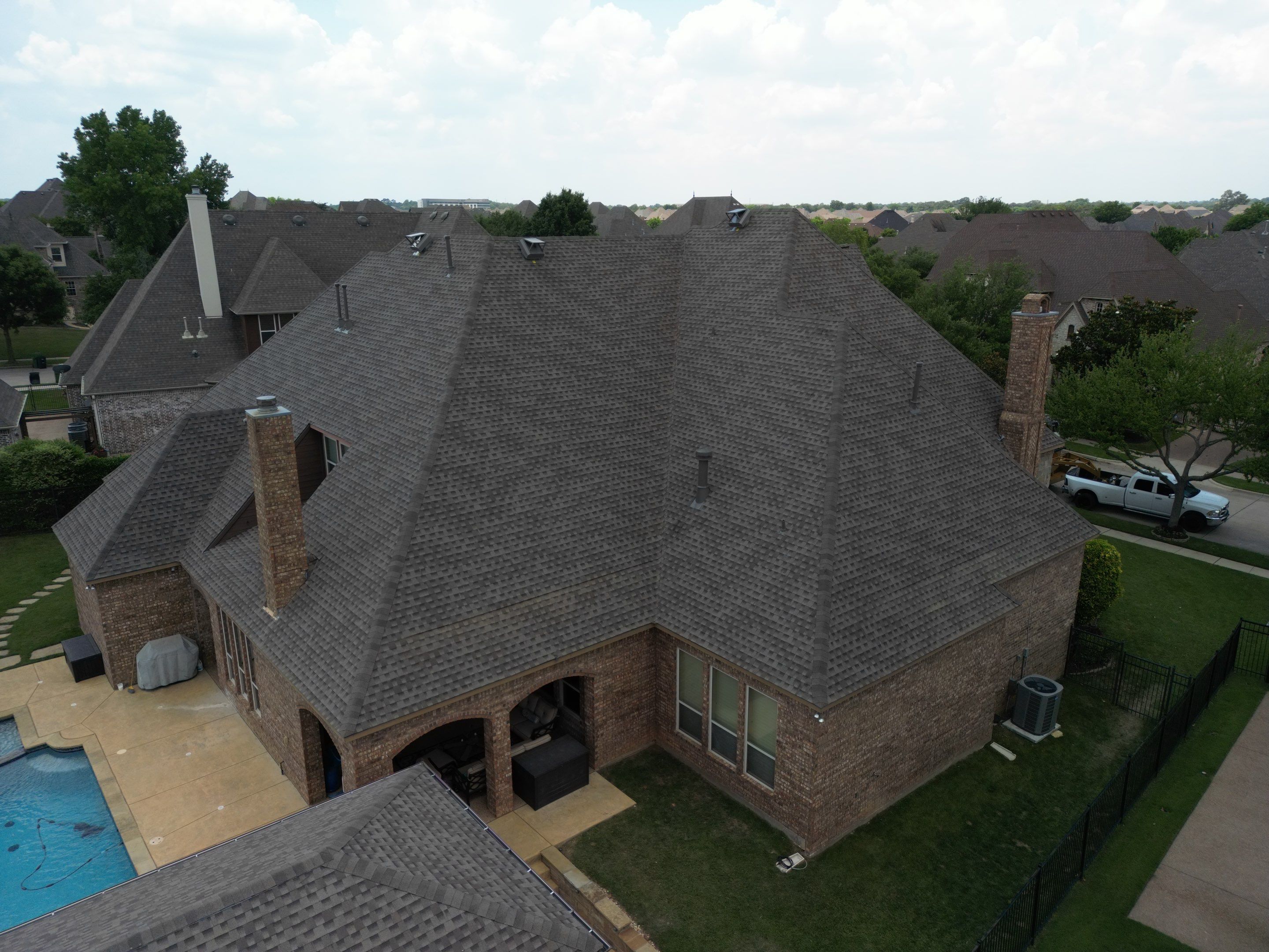 Beautiful Estate Remodel - Roof, Copper Gutters, Exterior Stain, Siding Replacement by First United Roofing & Construction